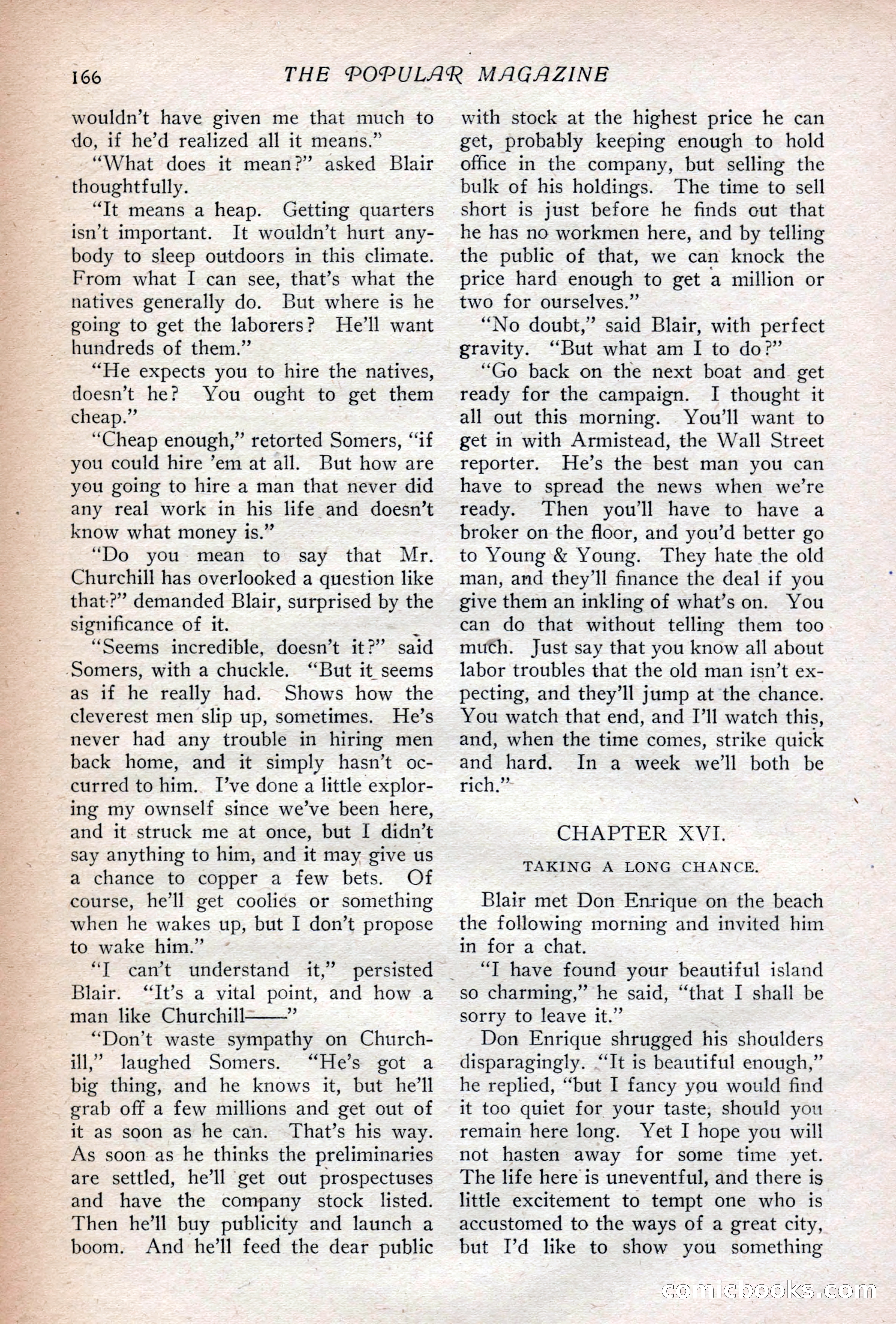 The Popular Magazine, Vol. 37, No. 2 — page 172 of 242