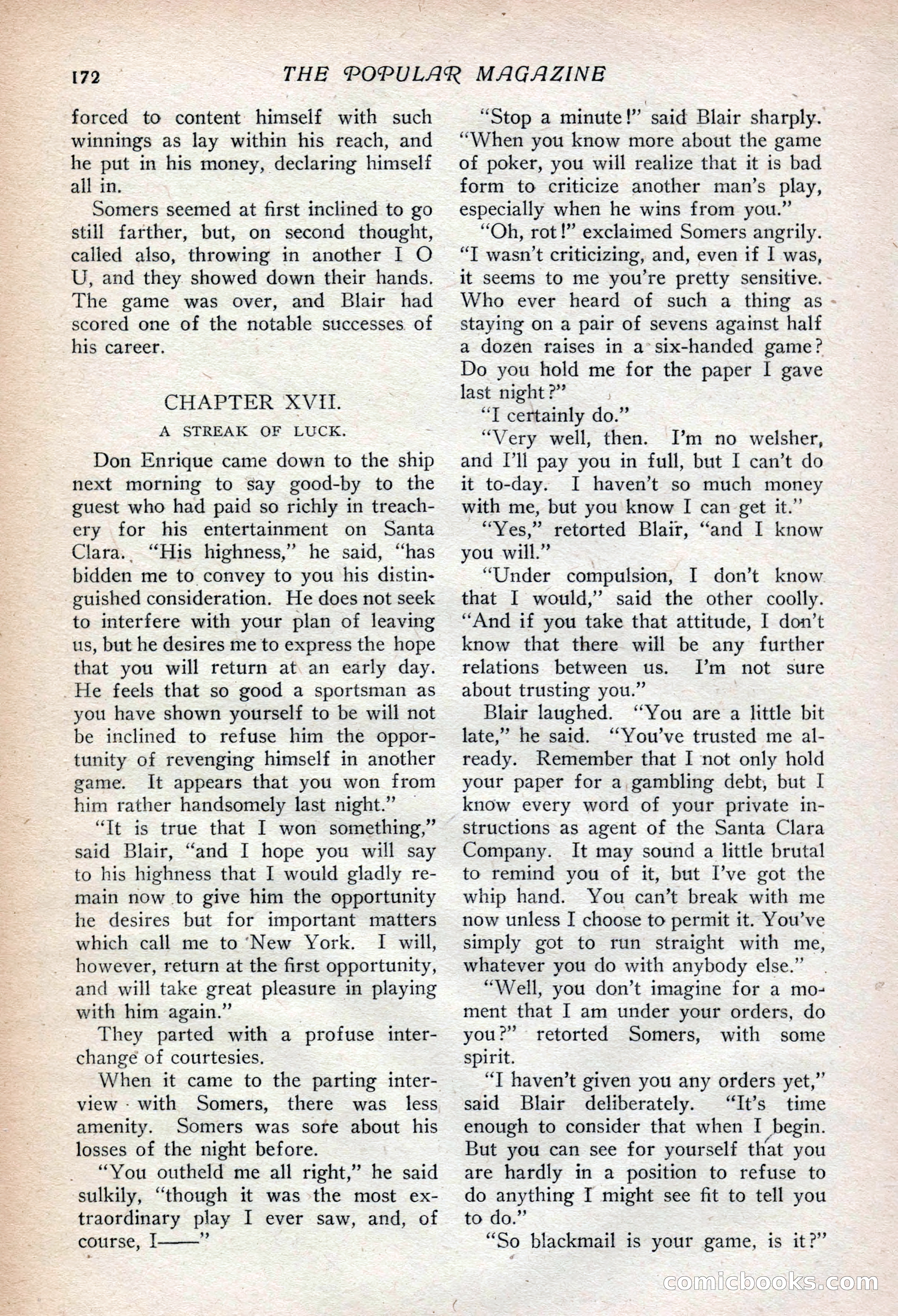The Popular Magazine, Vol. 37, No. 2 — page 178 of 242