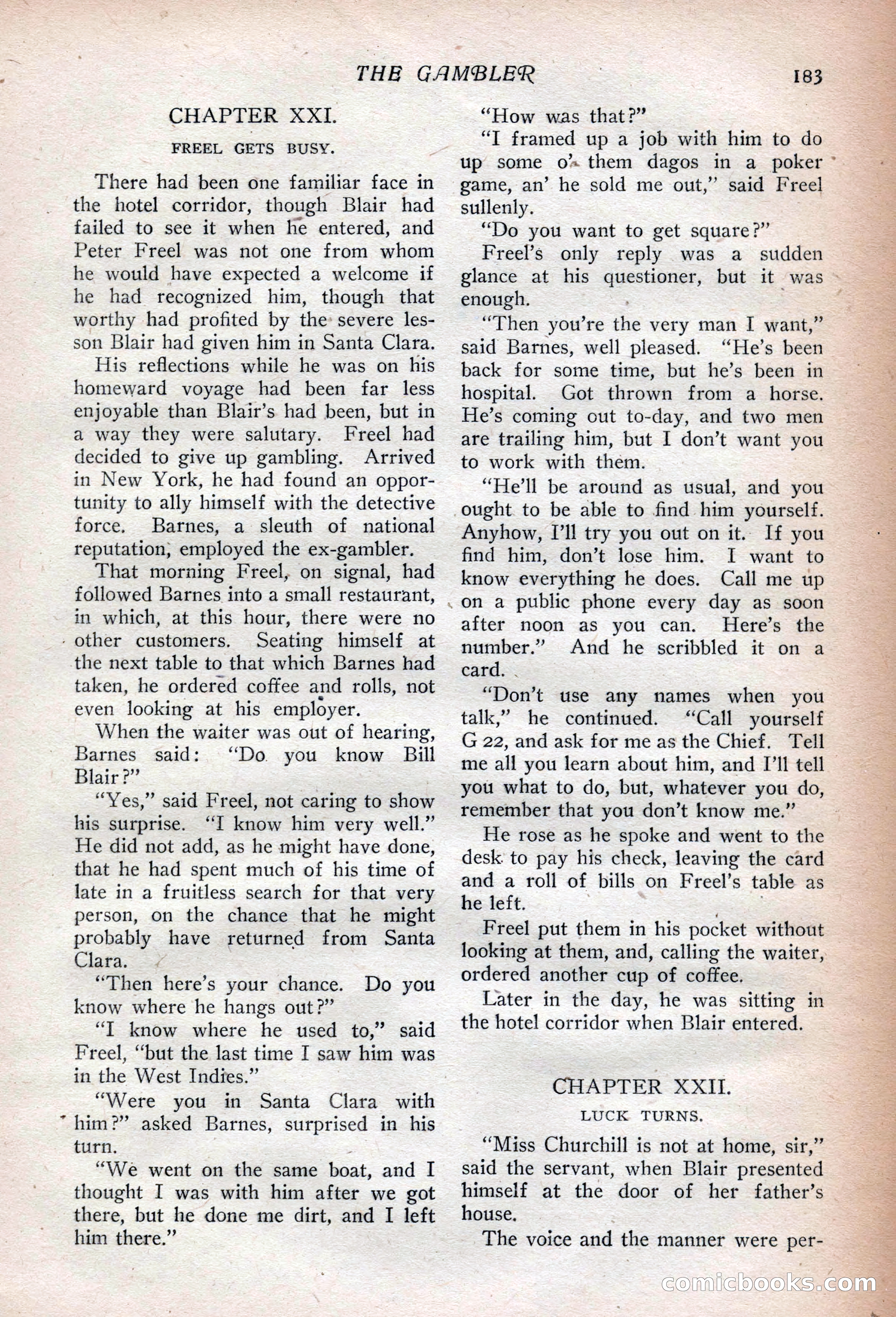 The Popular Magazine, Vol. 37, No. 2 — page 189 of 242