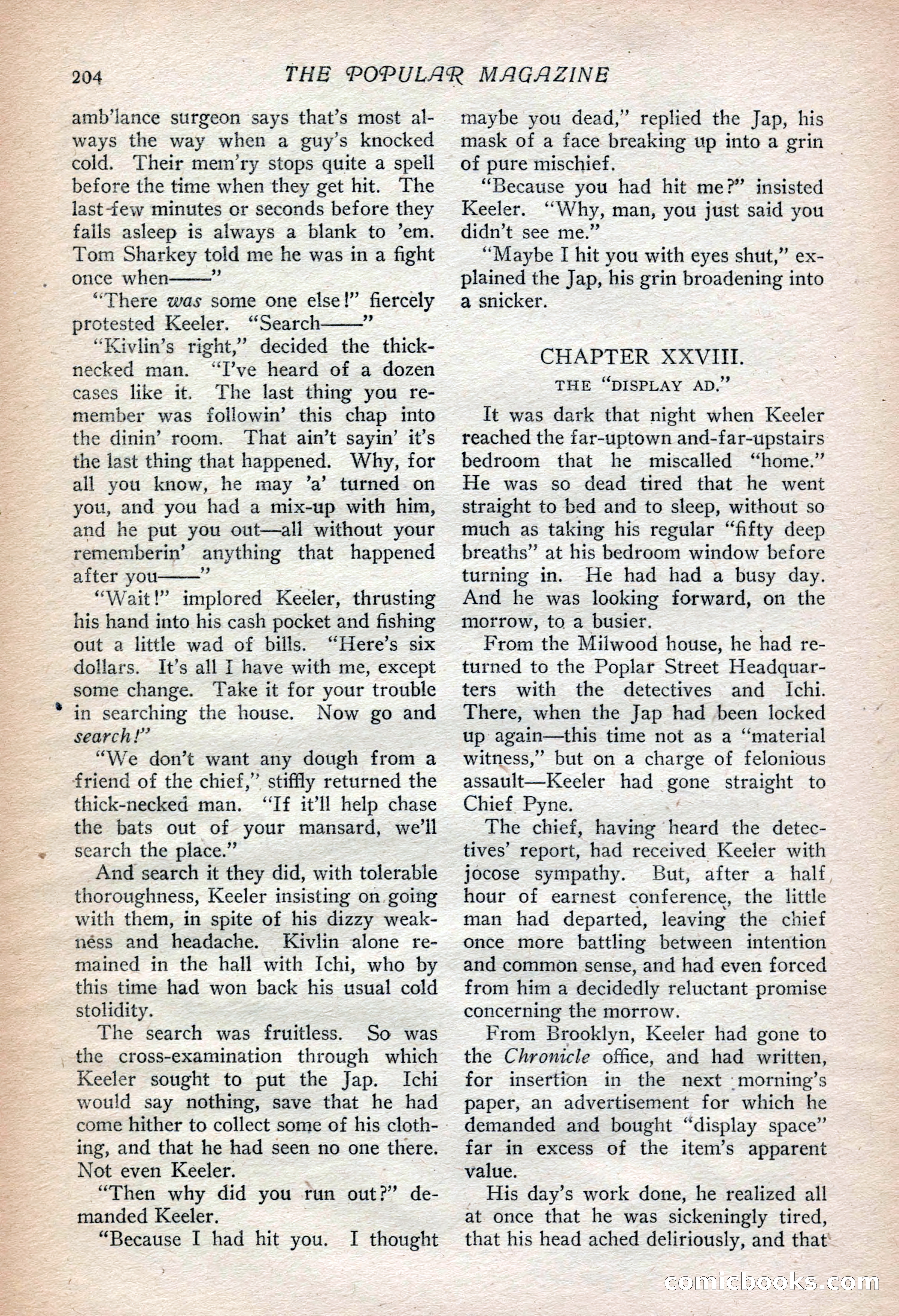 The Popular Magazine, Vol. 37, No. 2 — page 210 of 242