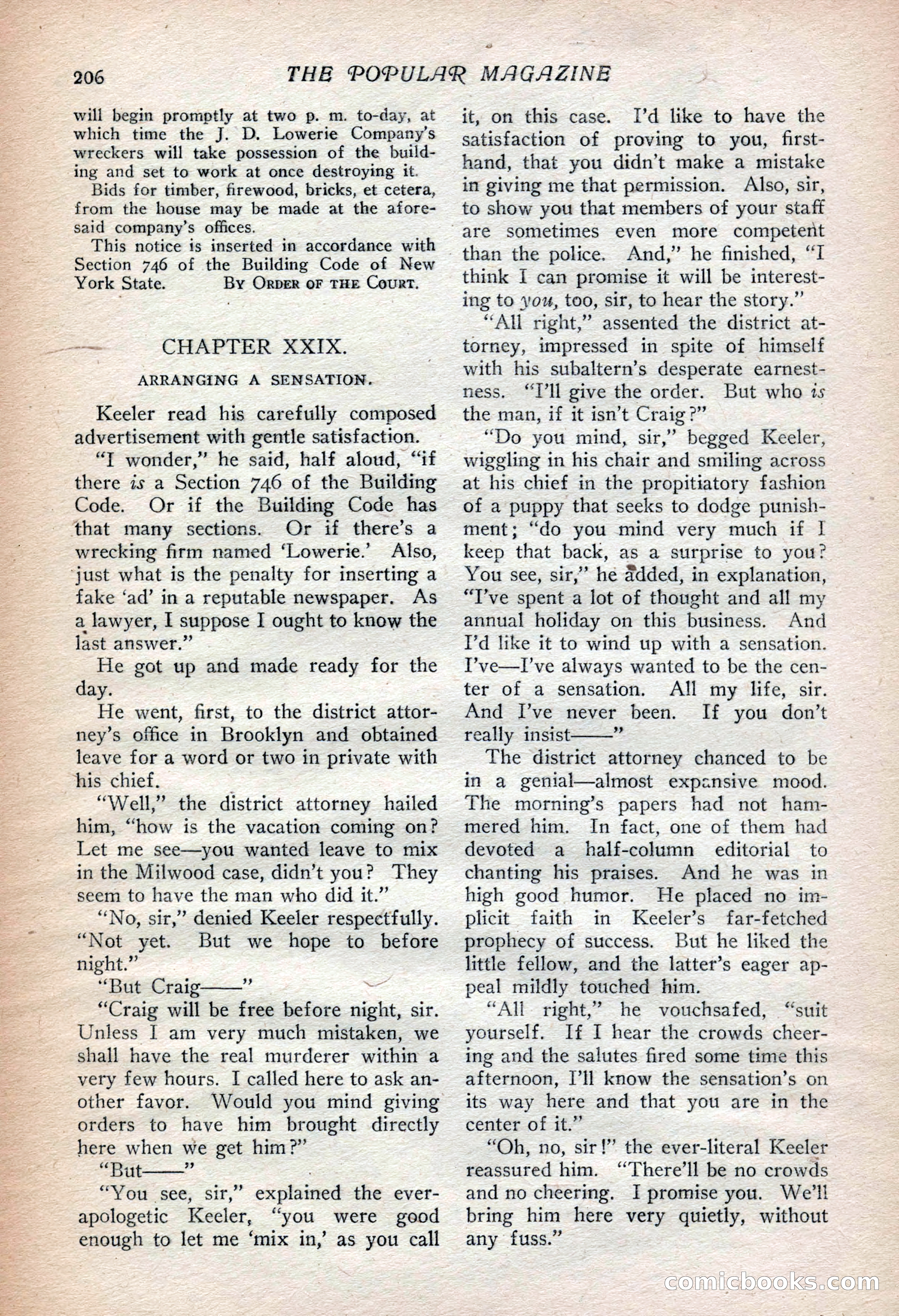 The Popular Magazine, Vol. 37, No. 2 — page 212 of 242