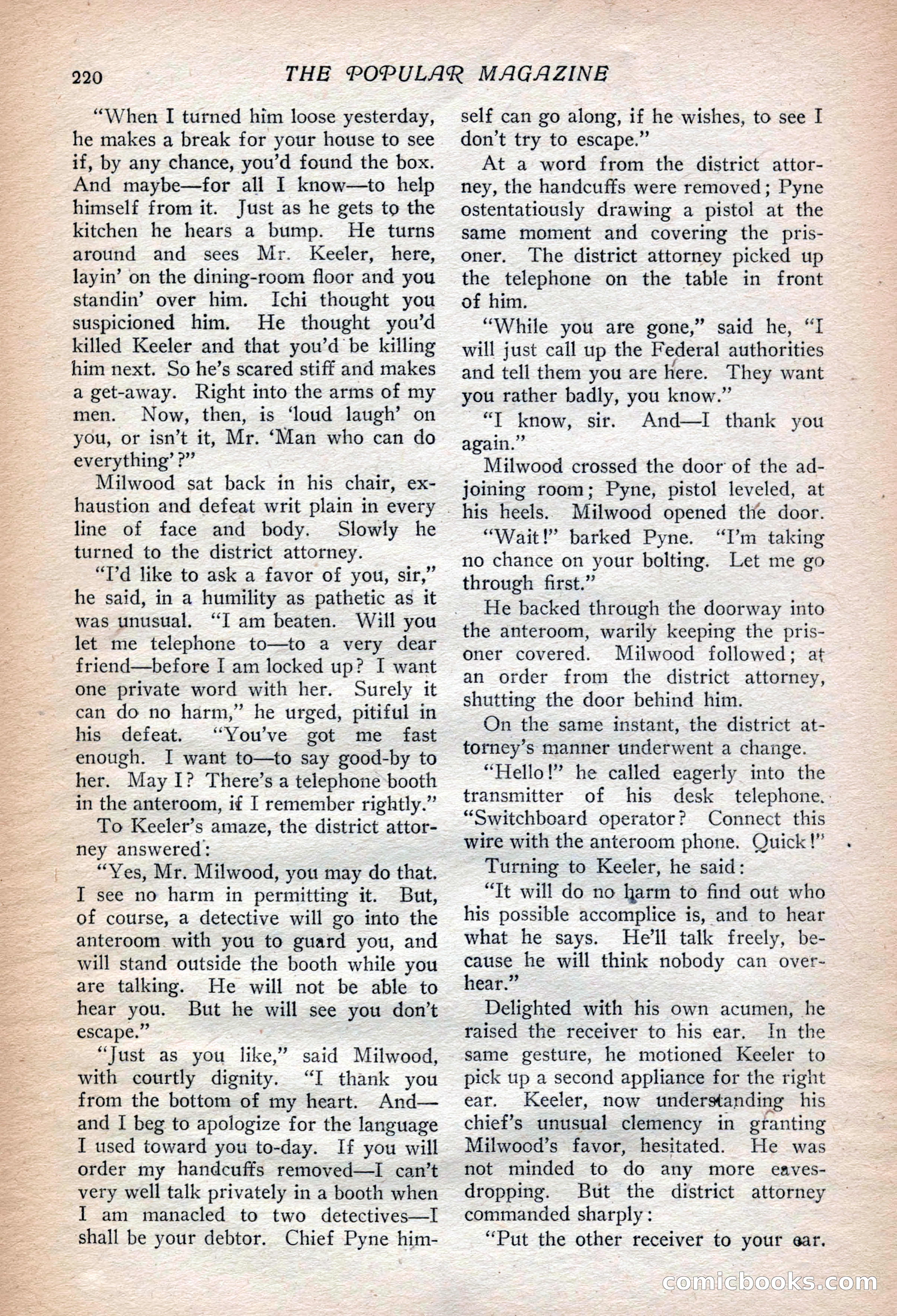 The Popular Magazine, Vol. 37, No. 2 — page 226 of 242