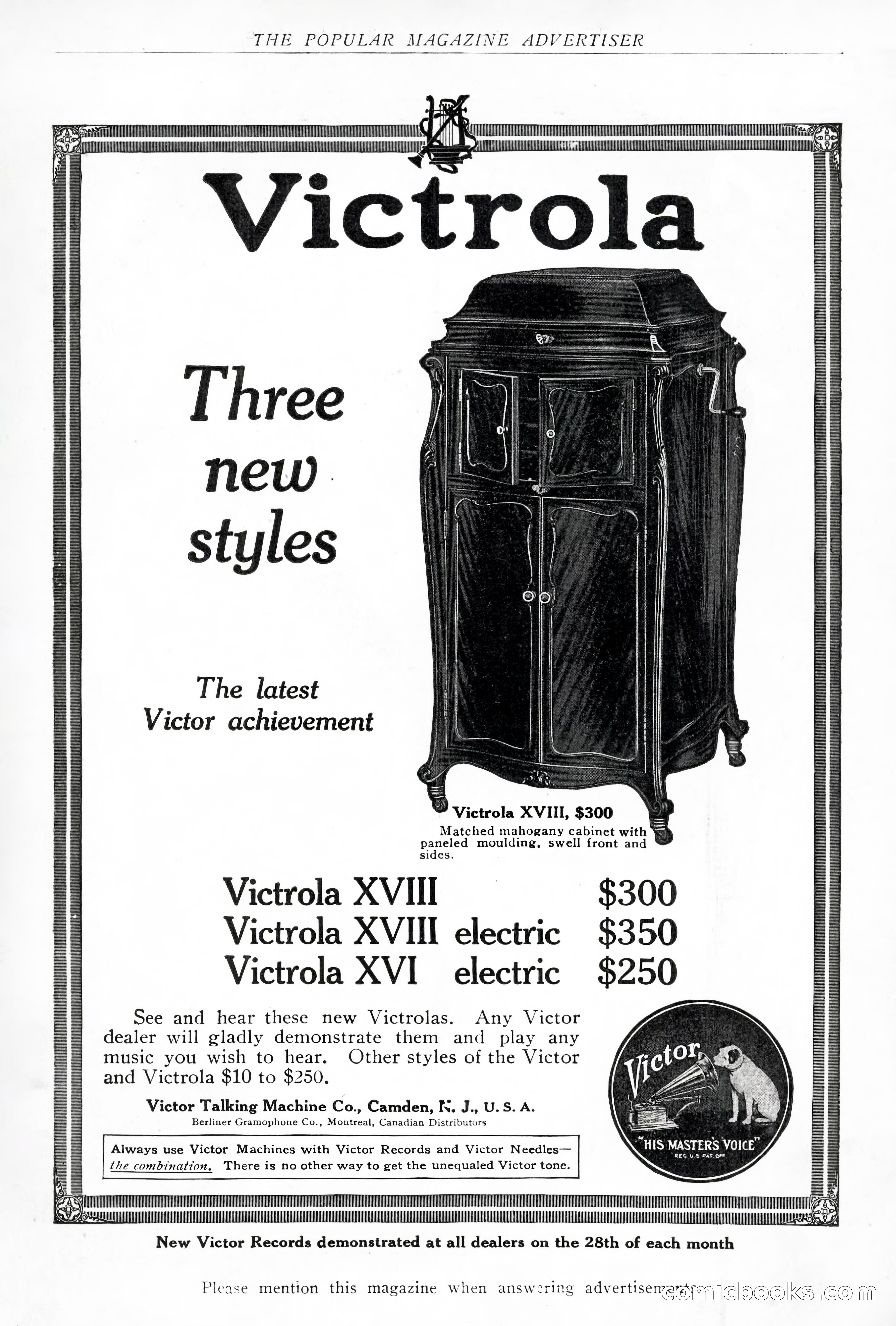 The Popular Magazine, Vol. 37, No. 6 — page 3 of 250