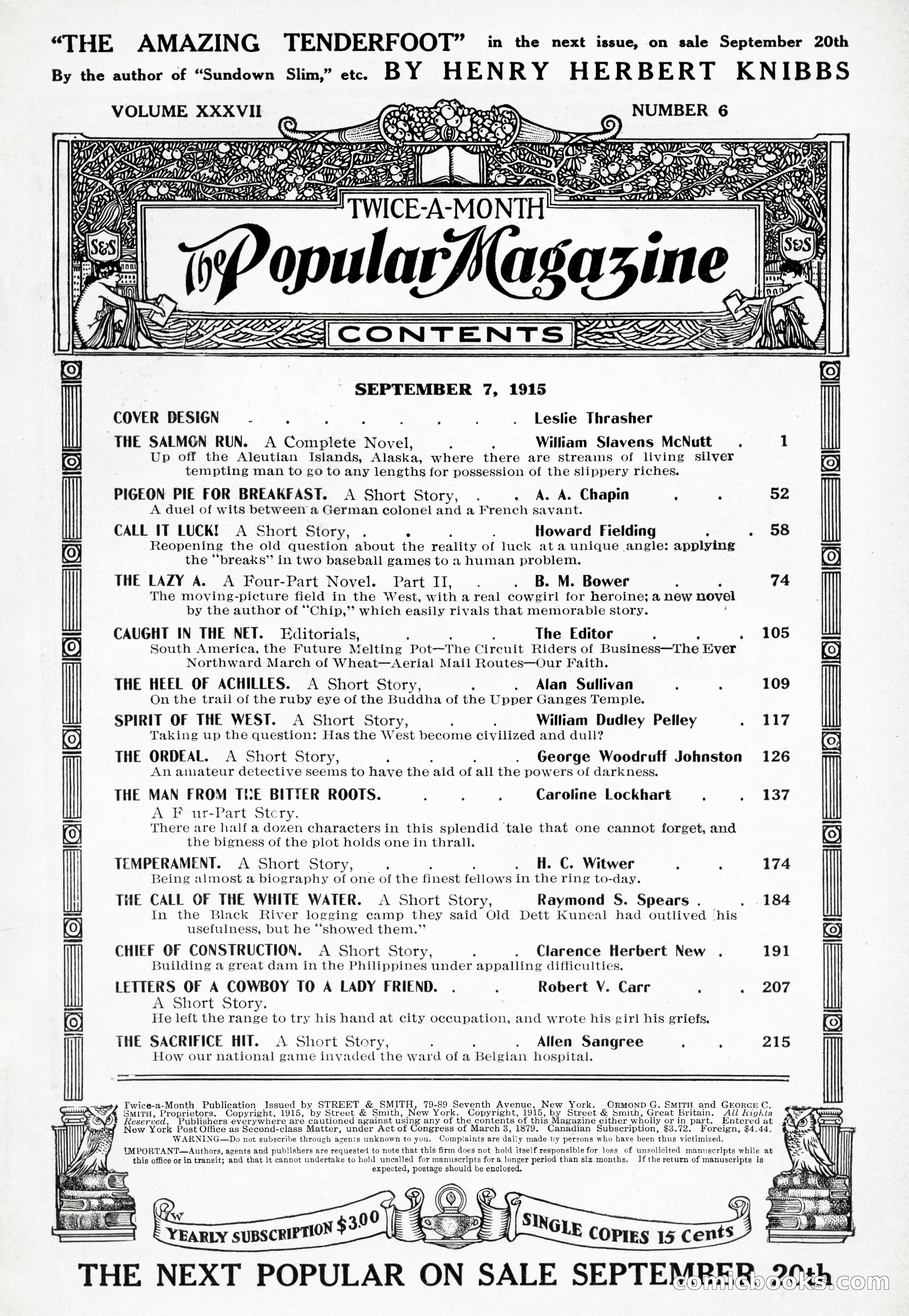 The Popular Magazine, Vol. 37, No. 6 — page 5 of 250