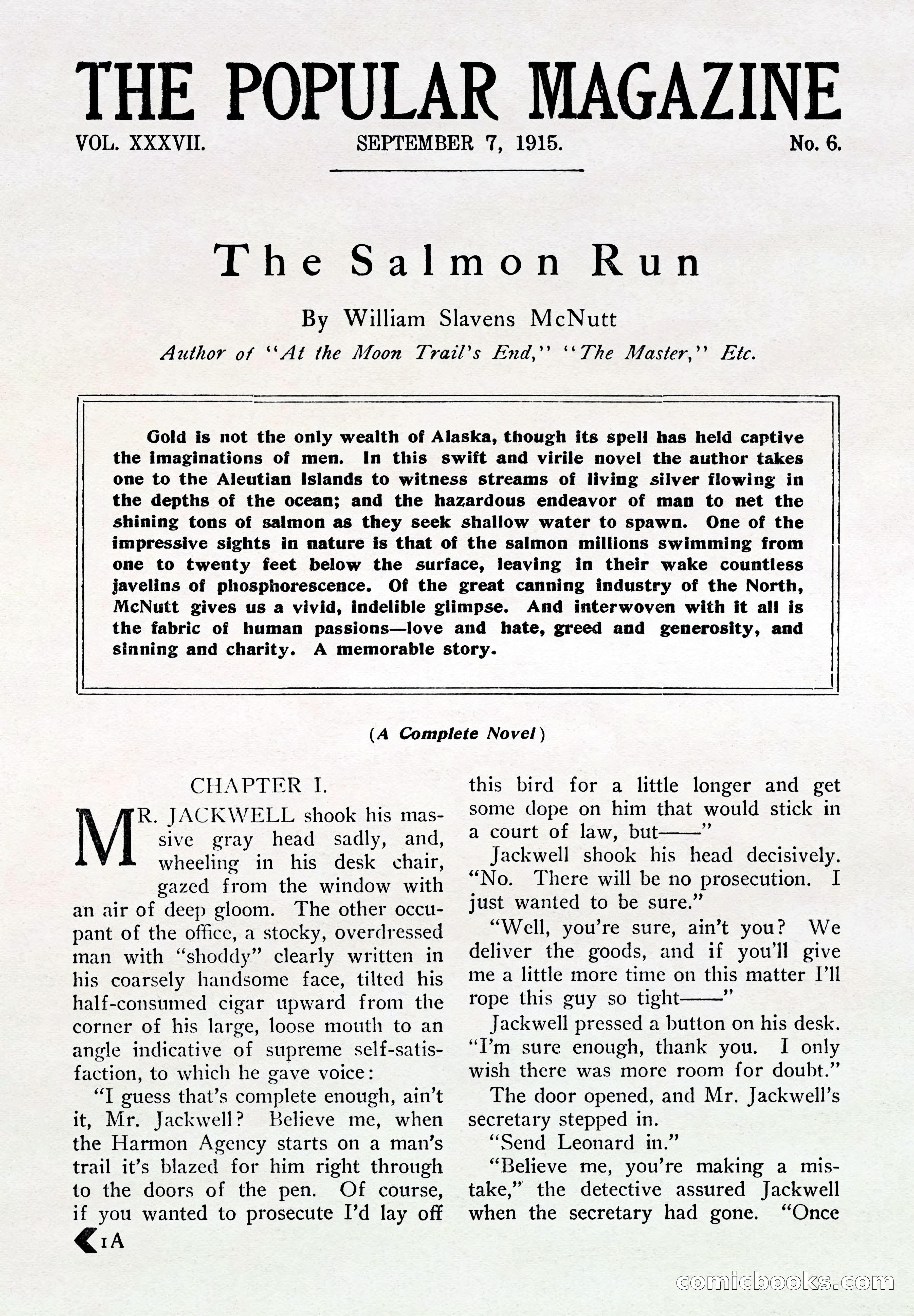 The Popular Magazine, Vol. 37, No. 6 — page 7 of 250