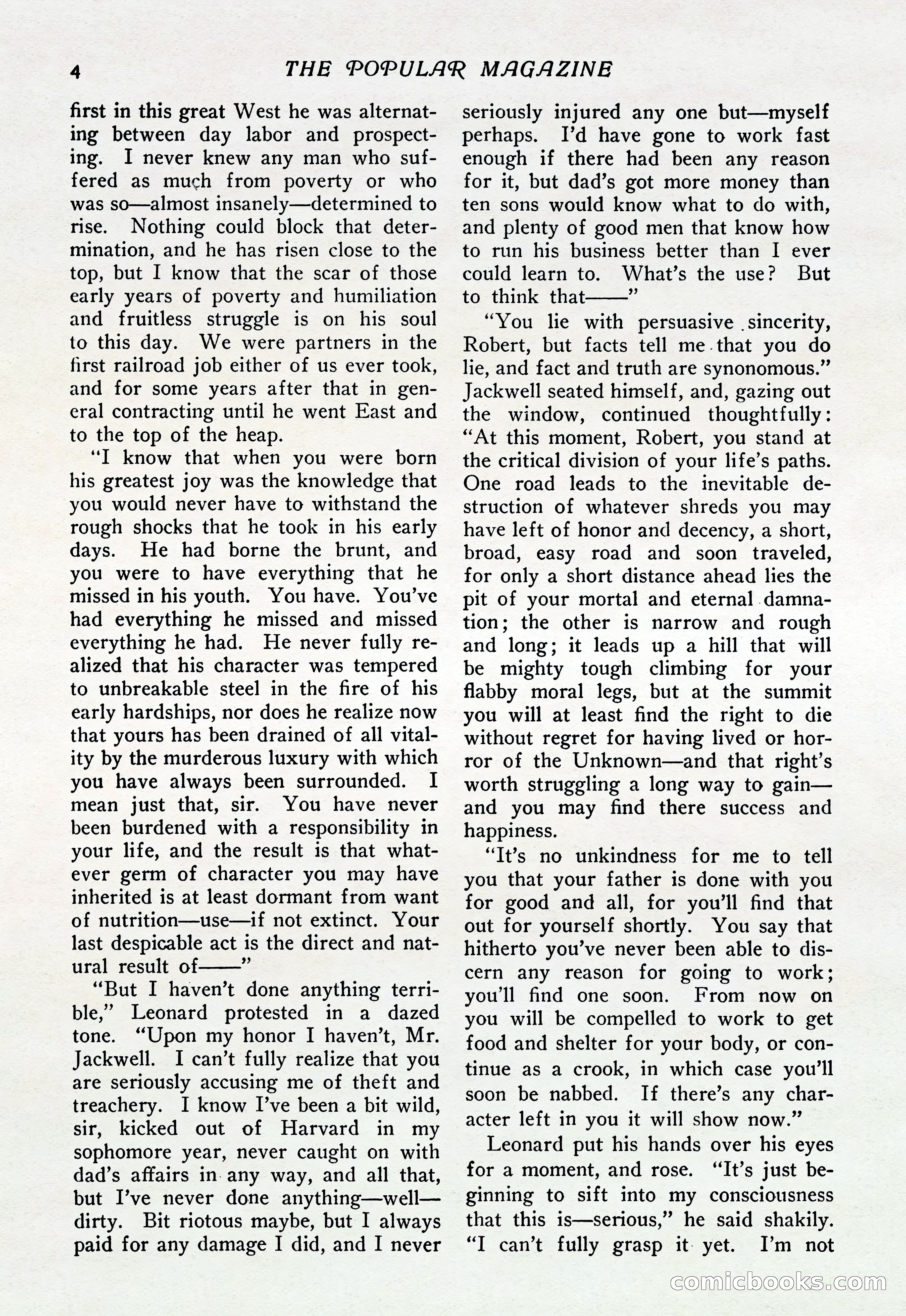 The Popular Magazine, Vol. 37, No. 6 — page 10 of 250