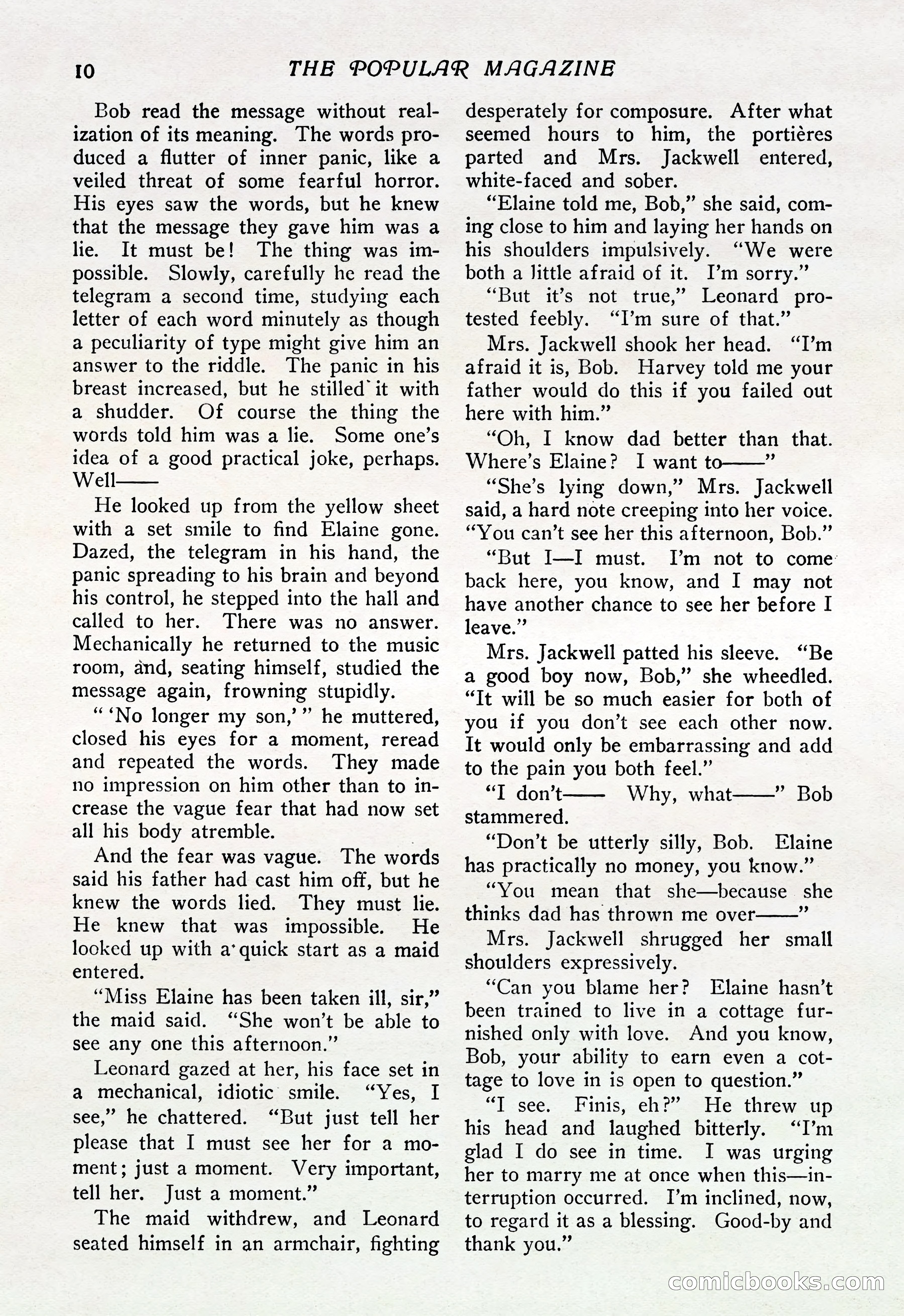 The Popular Magazine, Vol. 37, No. 6 — page 16 of 250