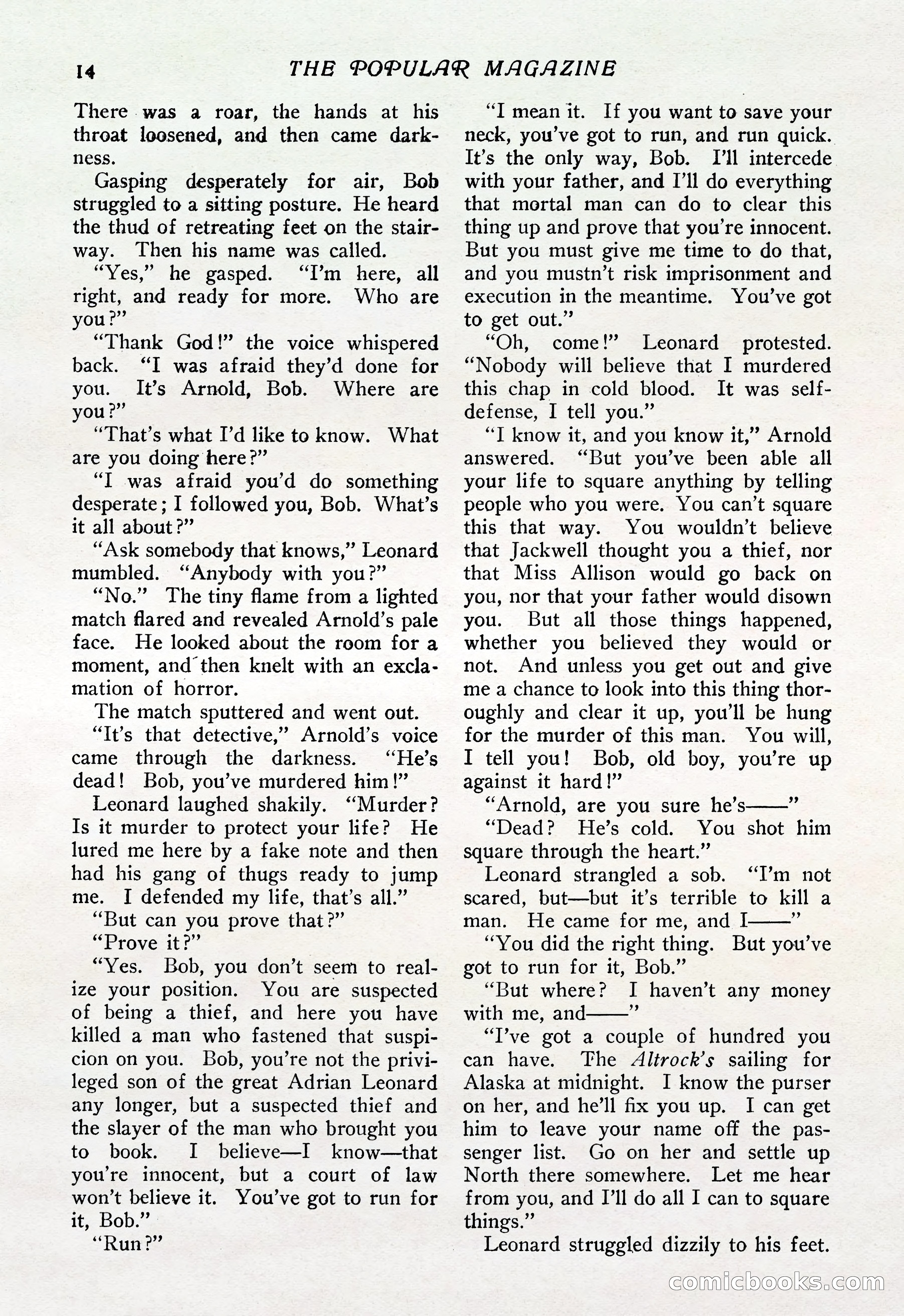 The Popular Magazine, Vol. 37, No. 6 — page 20 of 250
