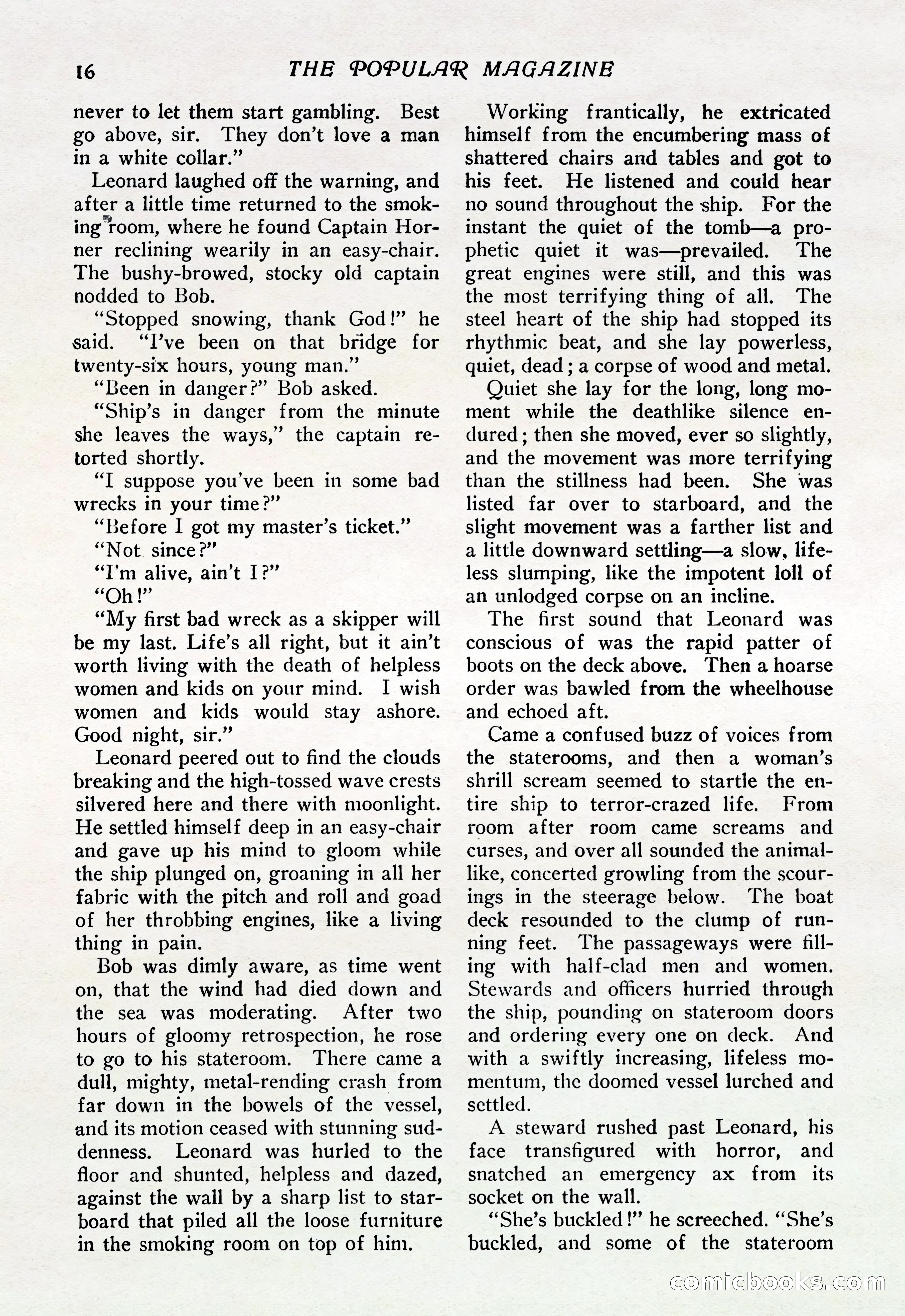 The Popular Magazine, Vol. 37, No. 6 — page 22 of 250