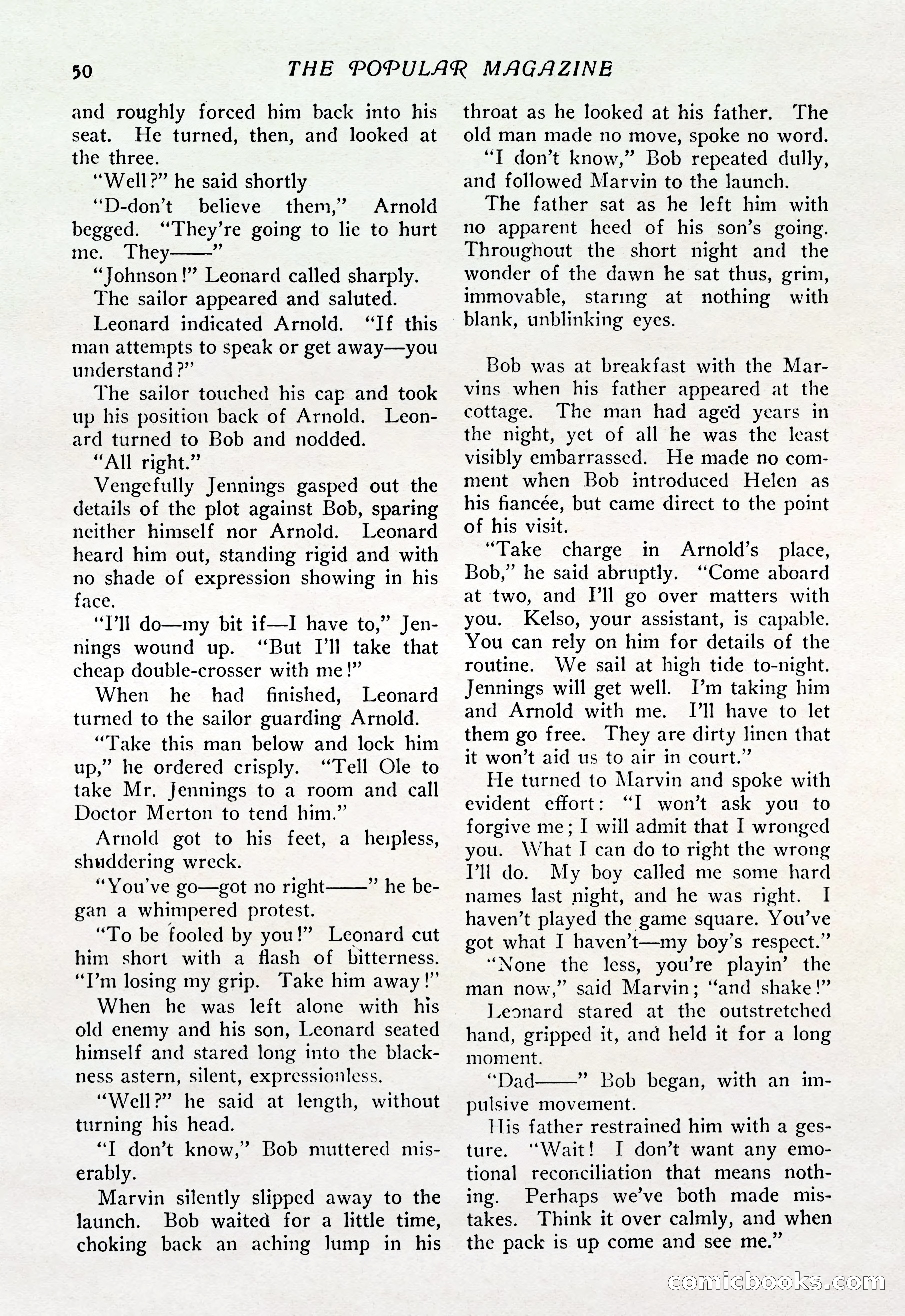 The Popular Magazine, Vol. 37, No. 6 — page 56 of 250