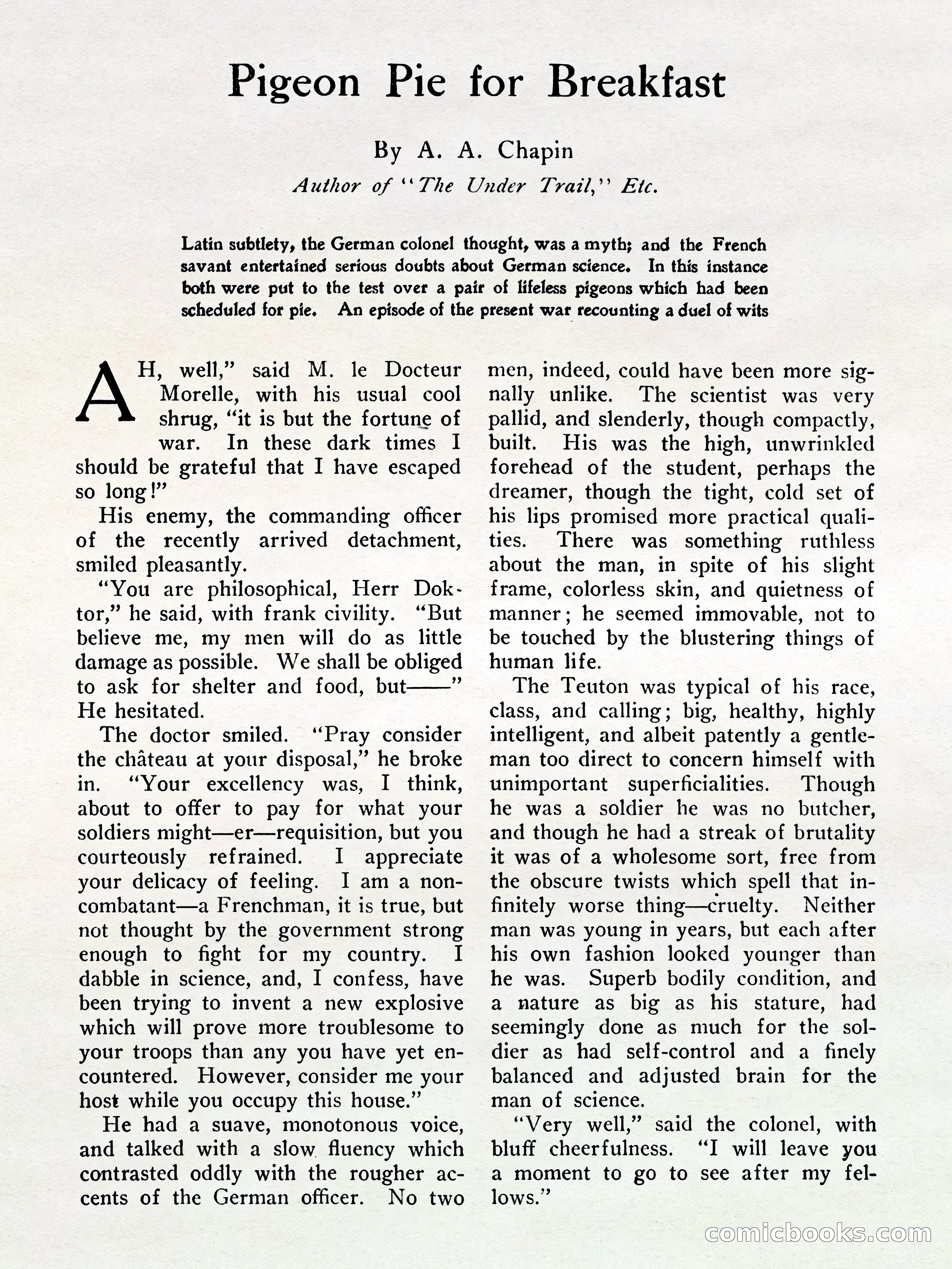 The Popular Magazine, Vol. 37, No. 6 — page 58 of 250