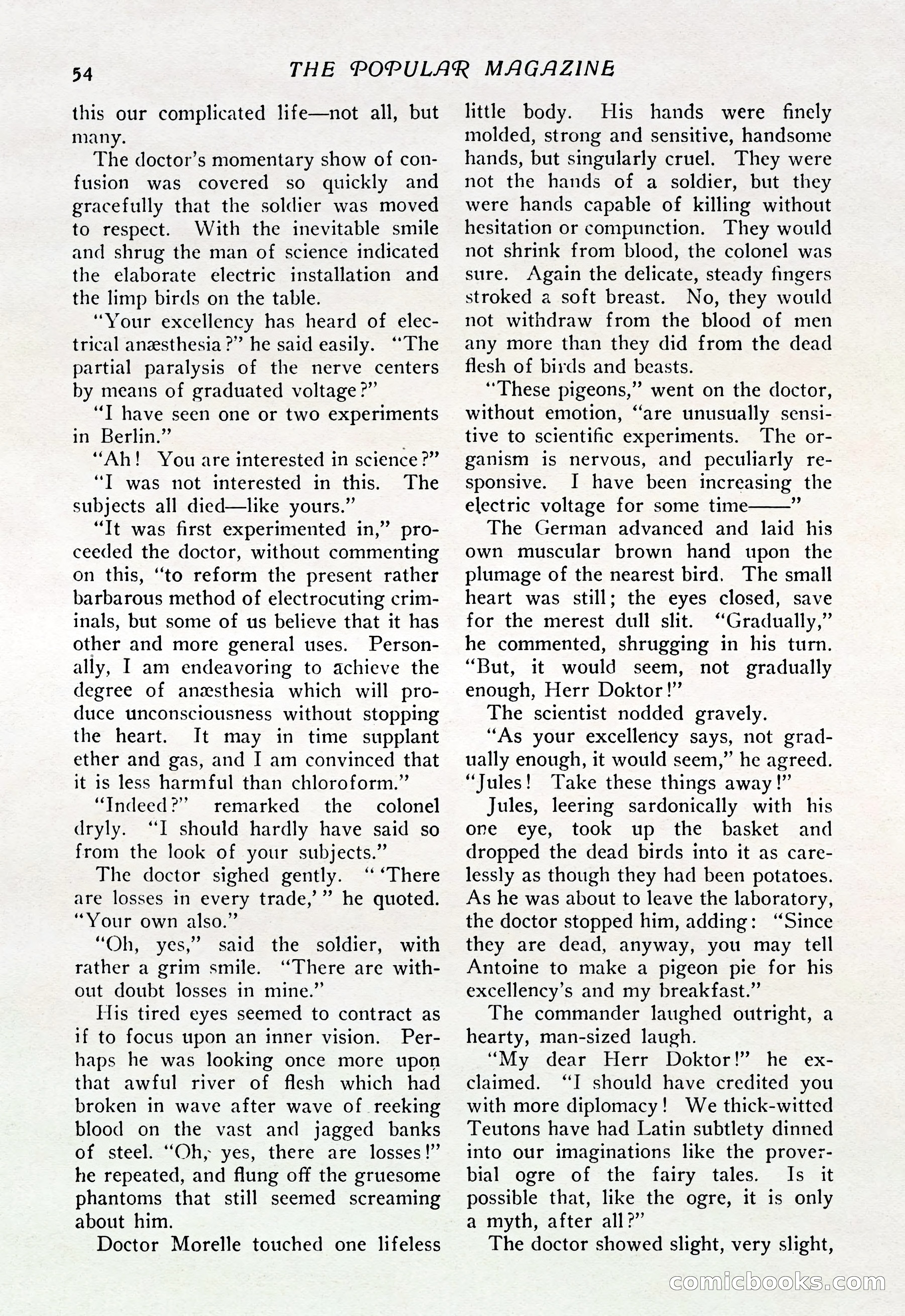 The Popular Magazine, Vol. 37, No. 6 — page 60 of 250