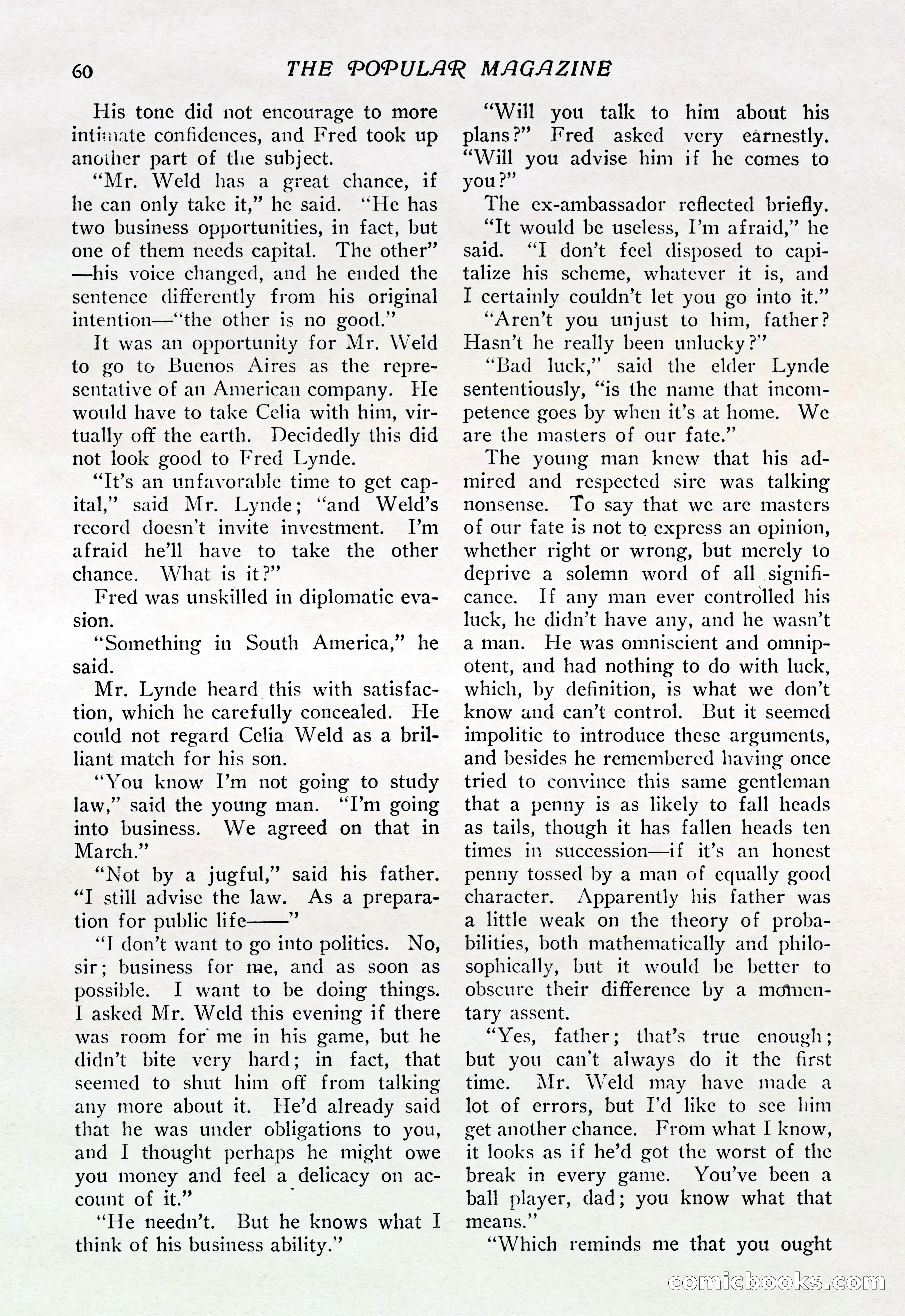 The Popular Magazine, Vol. 37, No. 6 — page 66 of 250