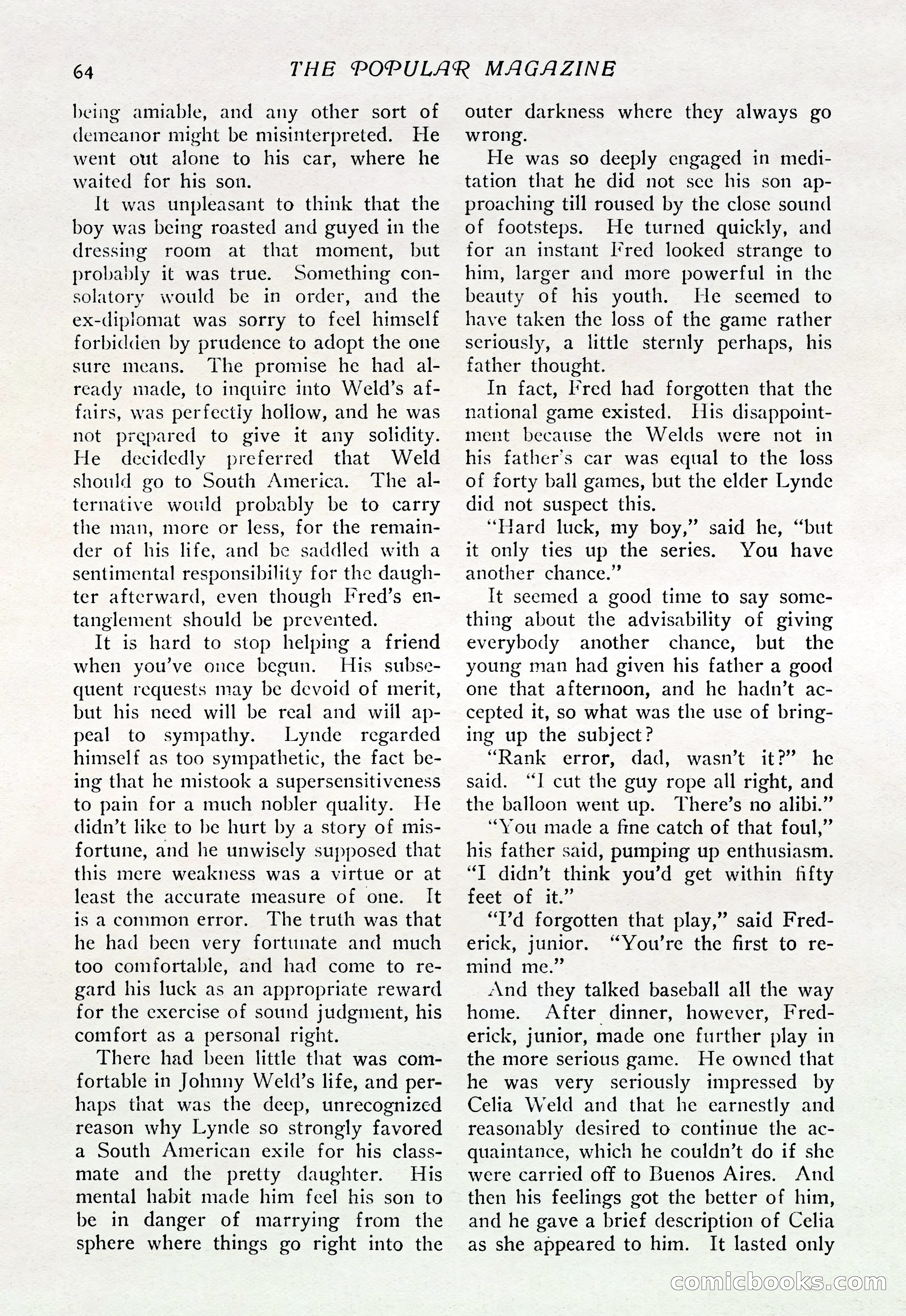 The Popular Magazine, Vol. 37, No. 6 — page 70 of 250