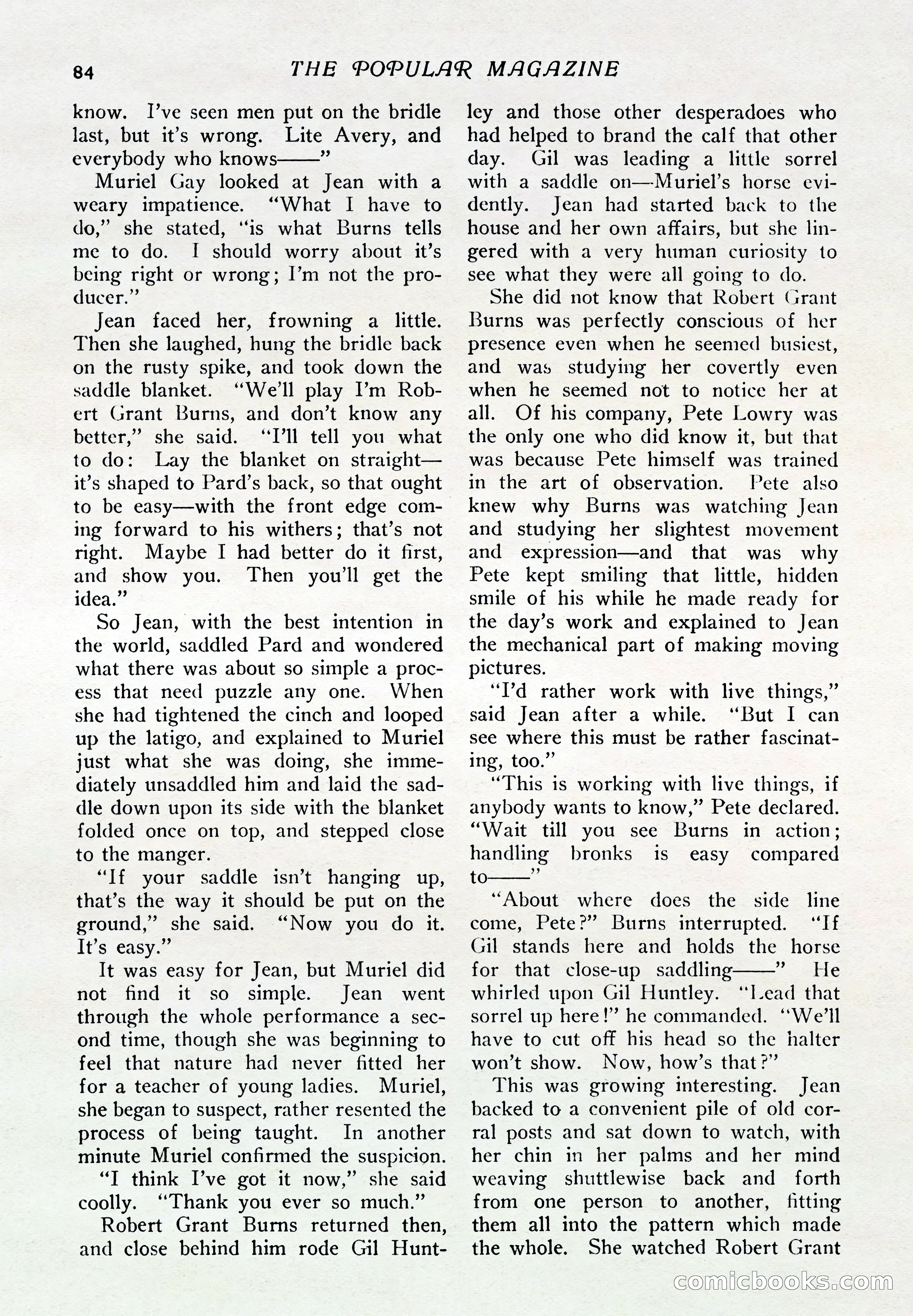 The Popular Magazine, Vol. 37, No. 6 — page 90 of 250