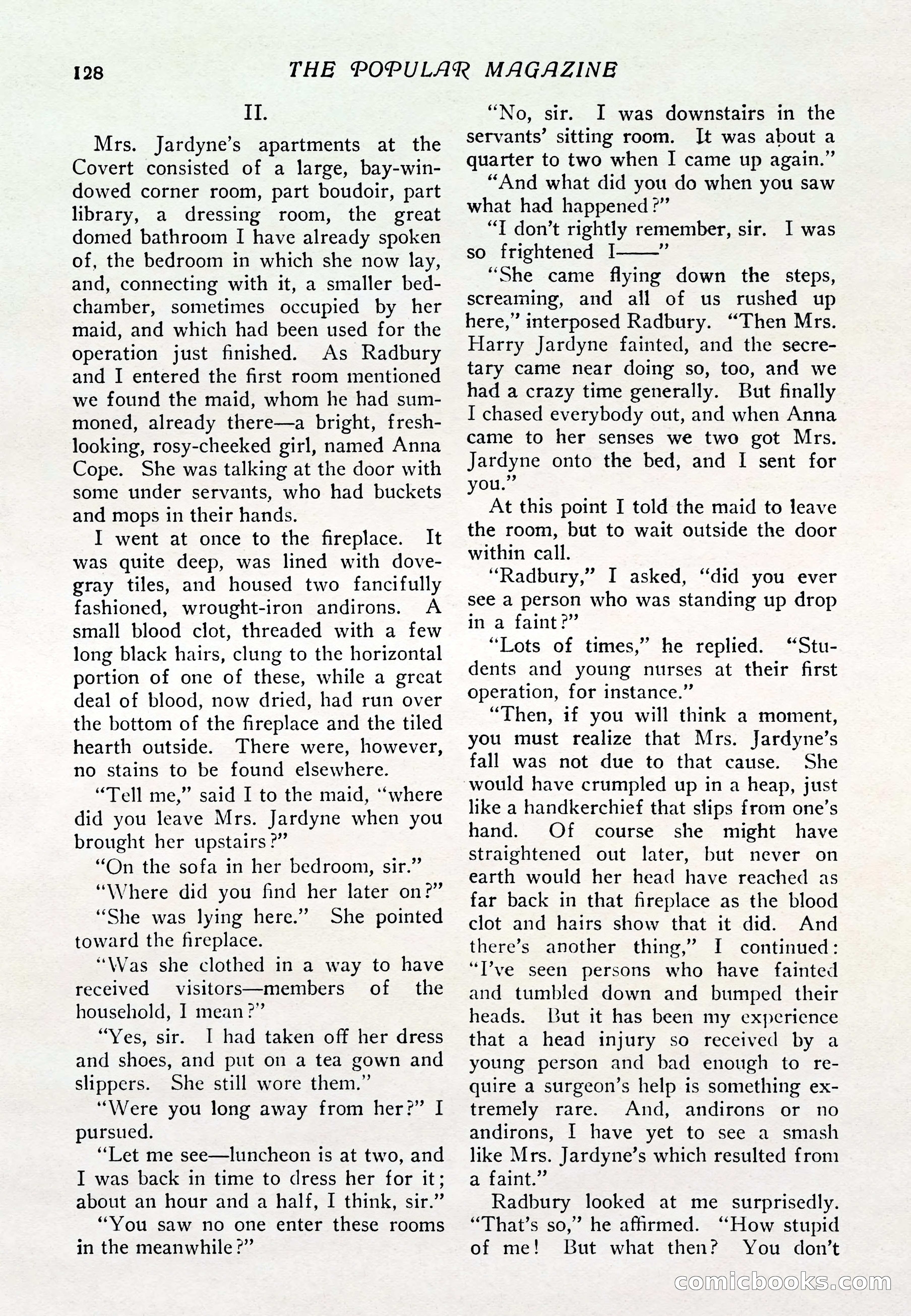 The Popular Magazine, Vol. 37, No. 6 — page 134 of 250