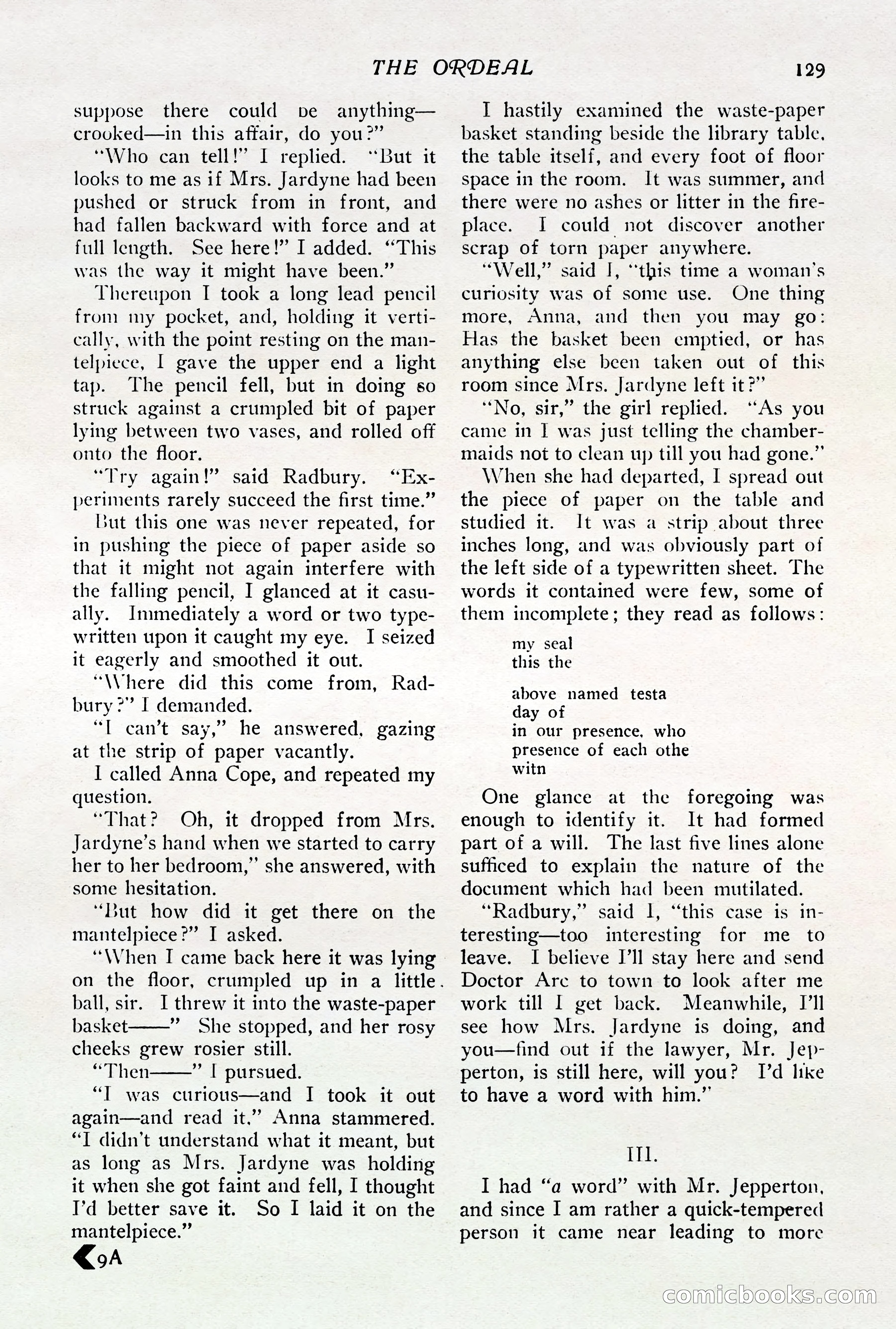 The Popular Magazine, Vol. 37, No. 6 — page 135 of 250