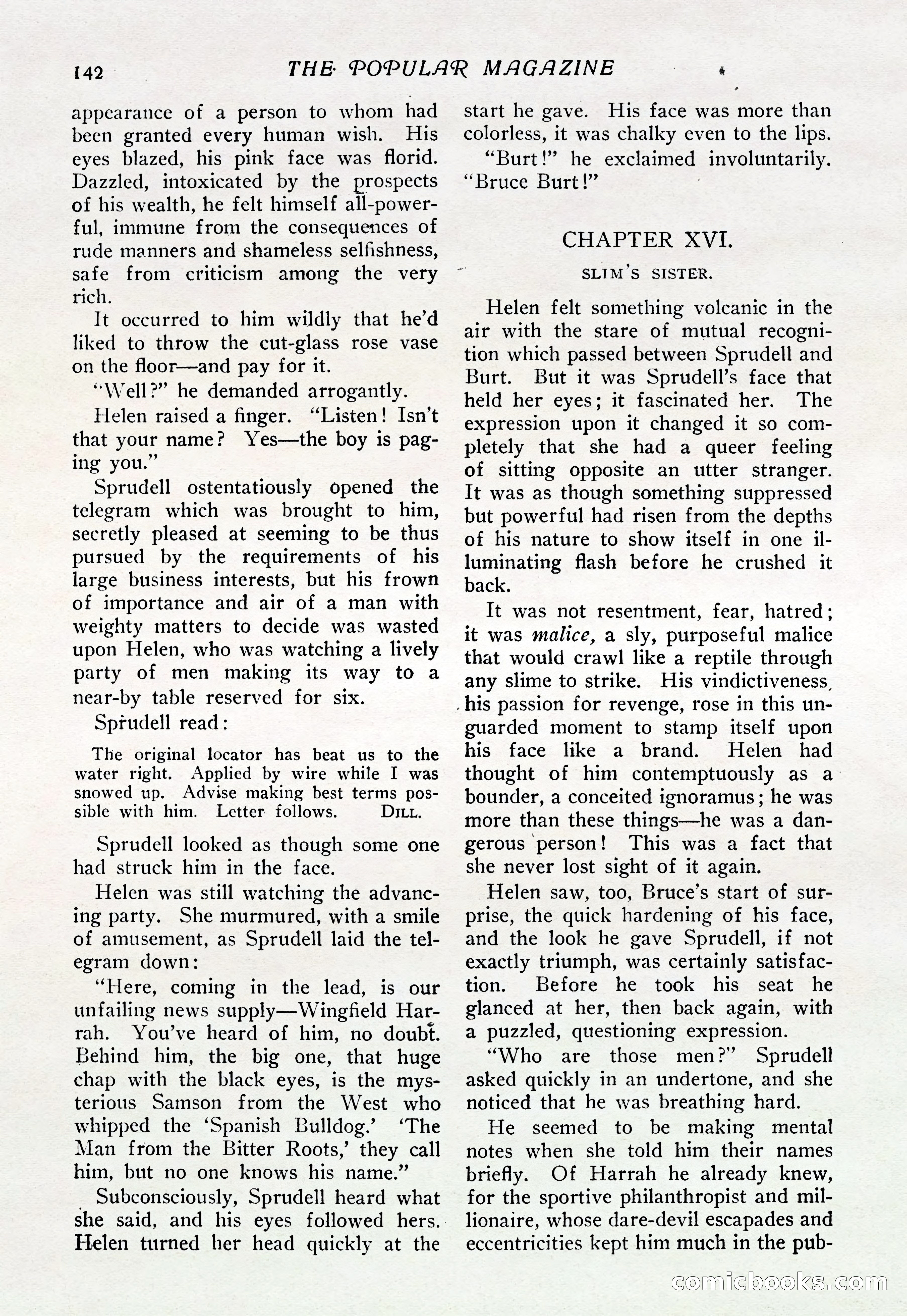 The Popular Magazine, Vol. 37, No. 6 — page 148 of 250