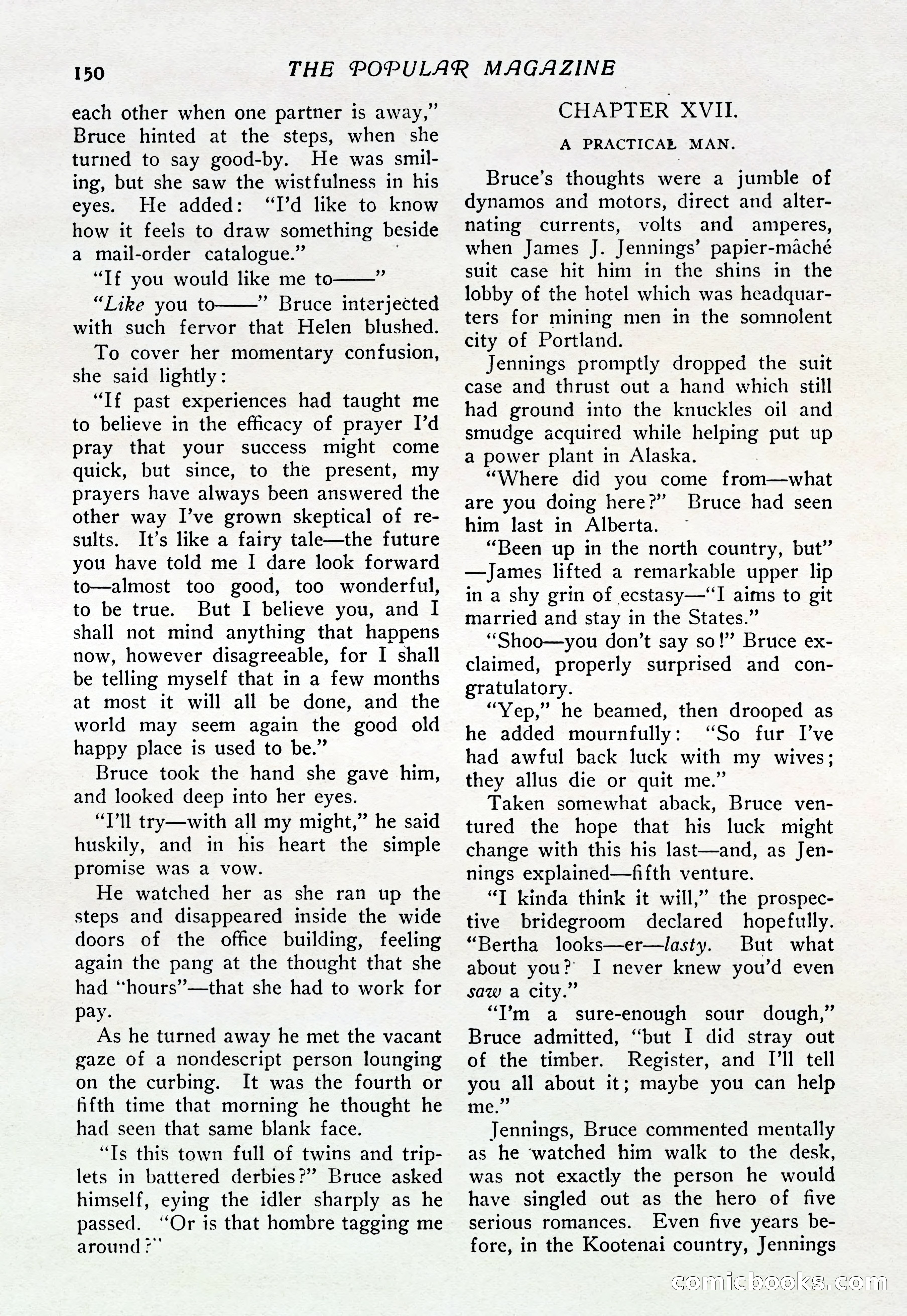 The Popular Magazine, Vol. 37, No. 6 — page 156 of 250