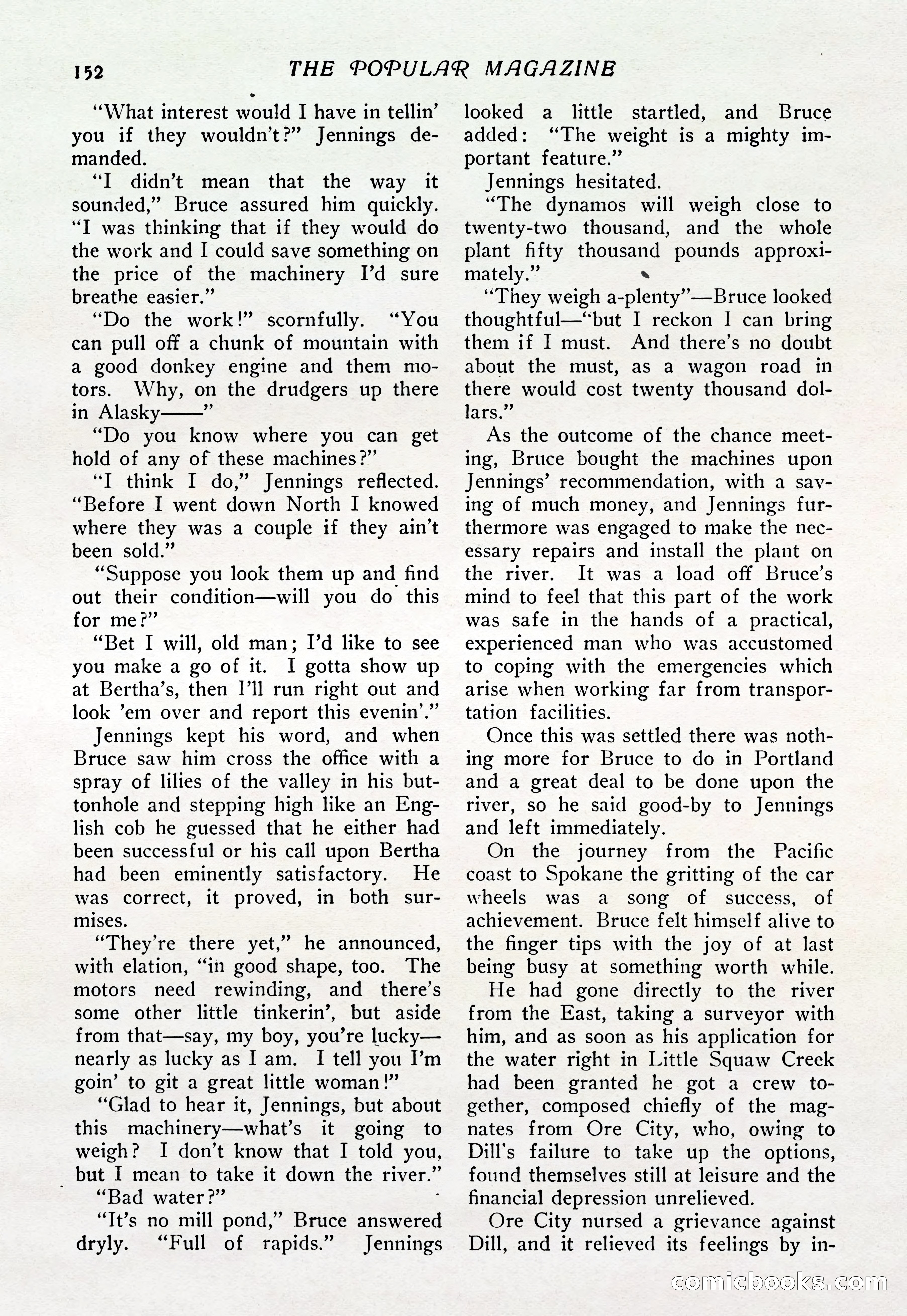 The Popular Magazine, Vol. 37, No. 6 — page 158 of 250