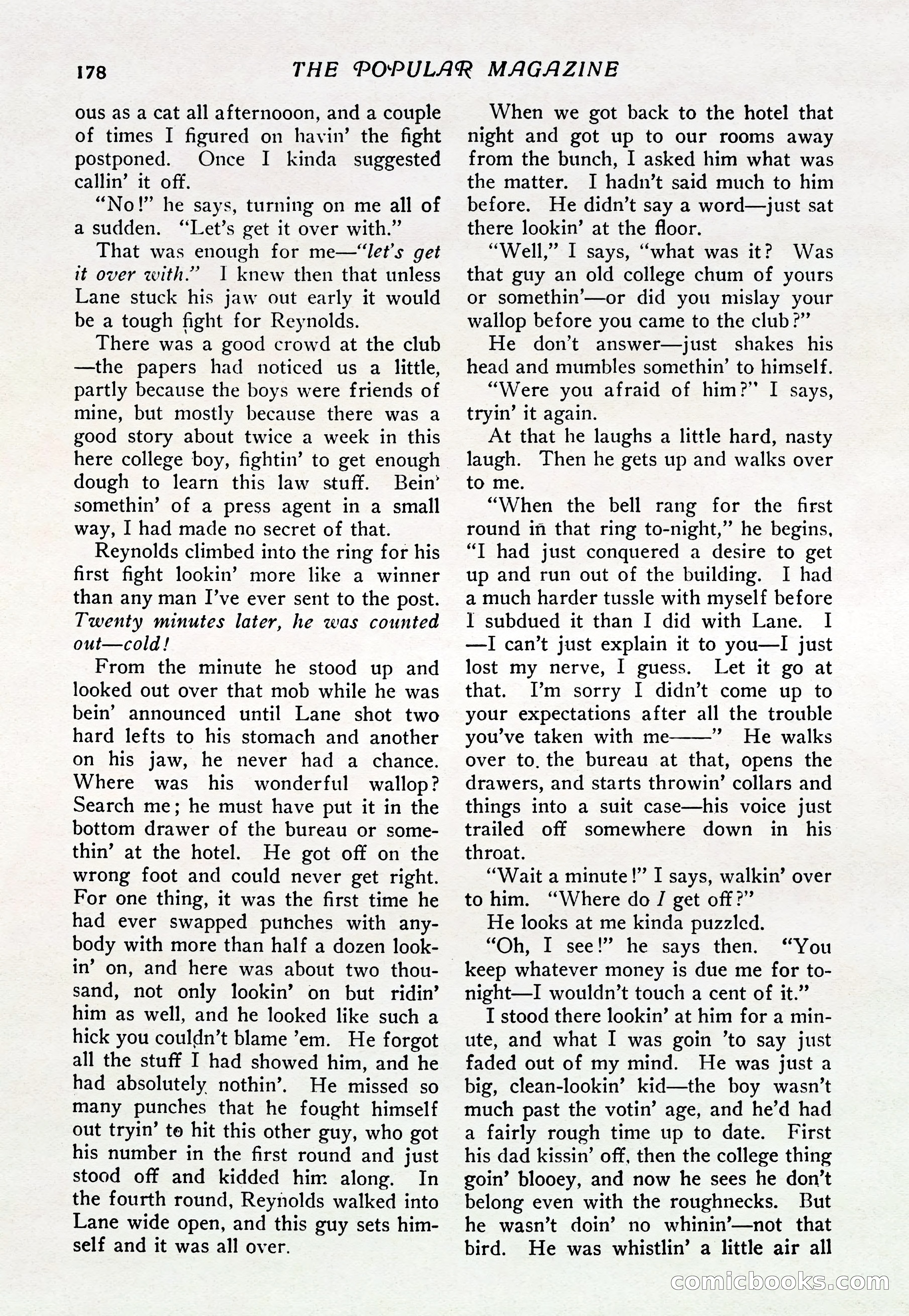 The Popular Magazine, Vol. 37, No. 6 — page 184 of 250