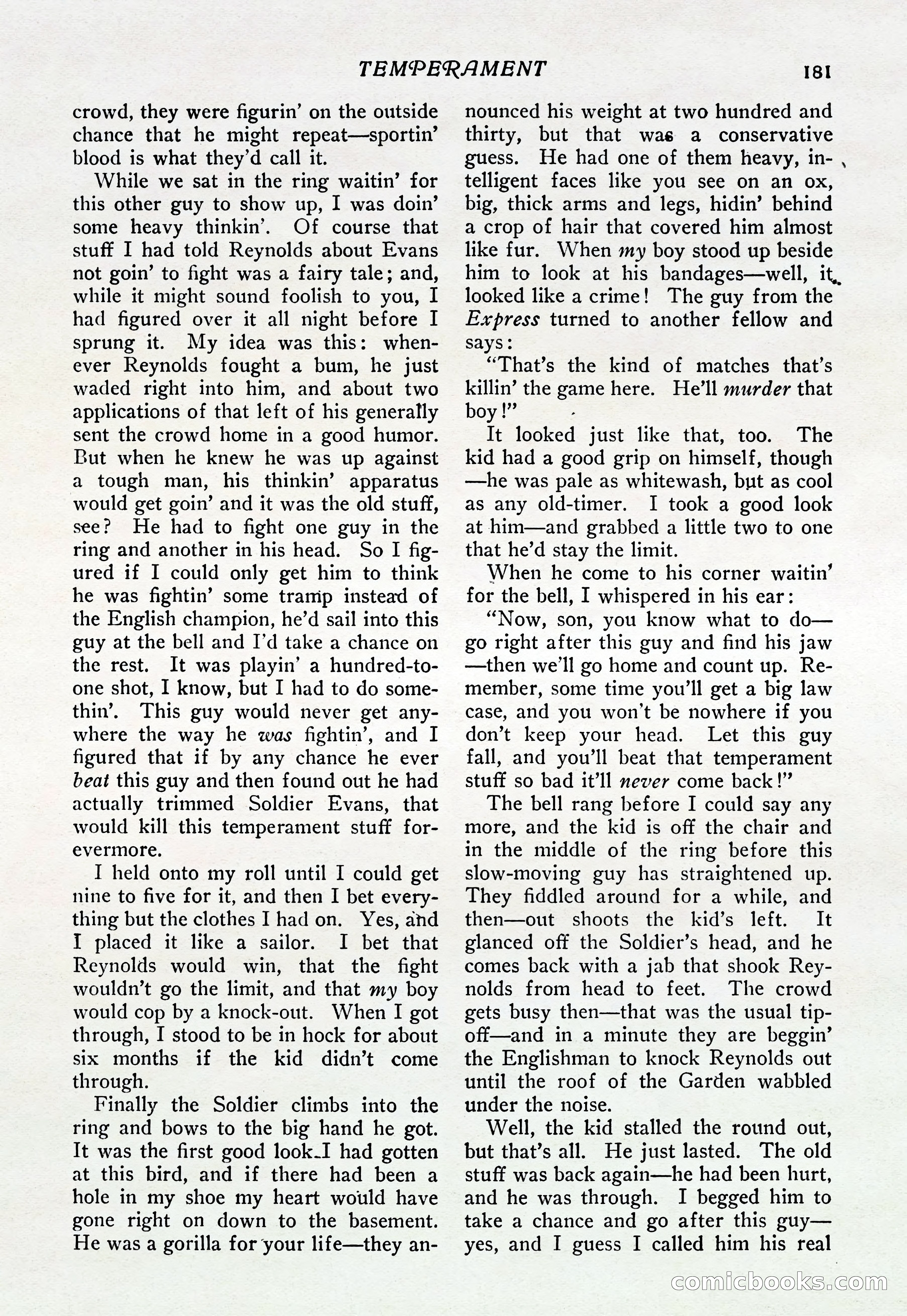 The Popular Magazine, Vol. 37, No. 6 — page 187 of 250