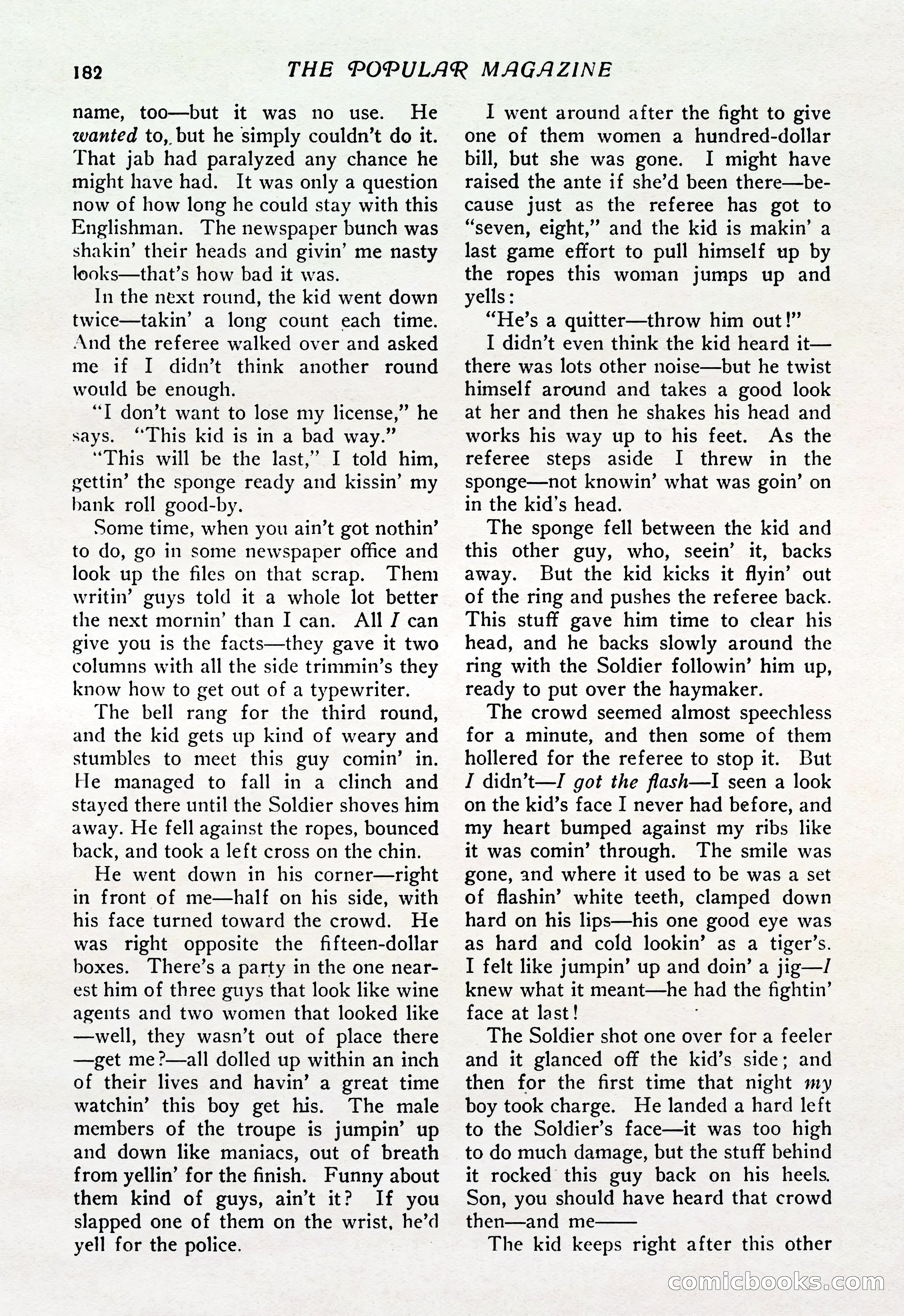 The Popular Magazine, Vol. 37, No. 6 — page 188 of 250