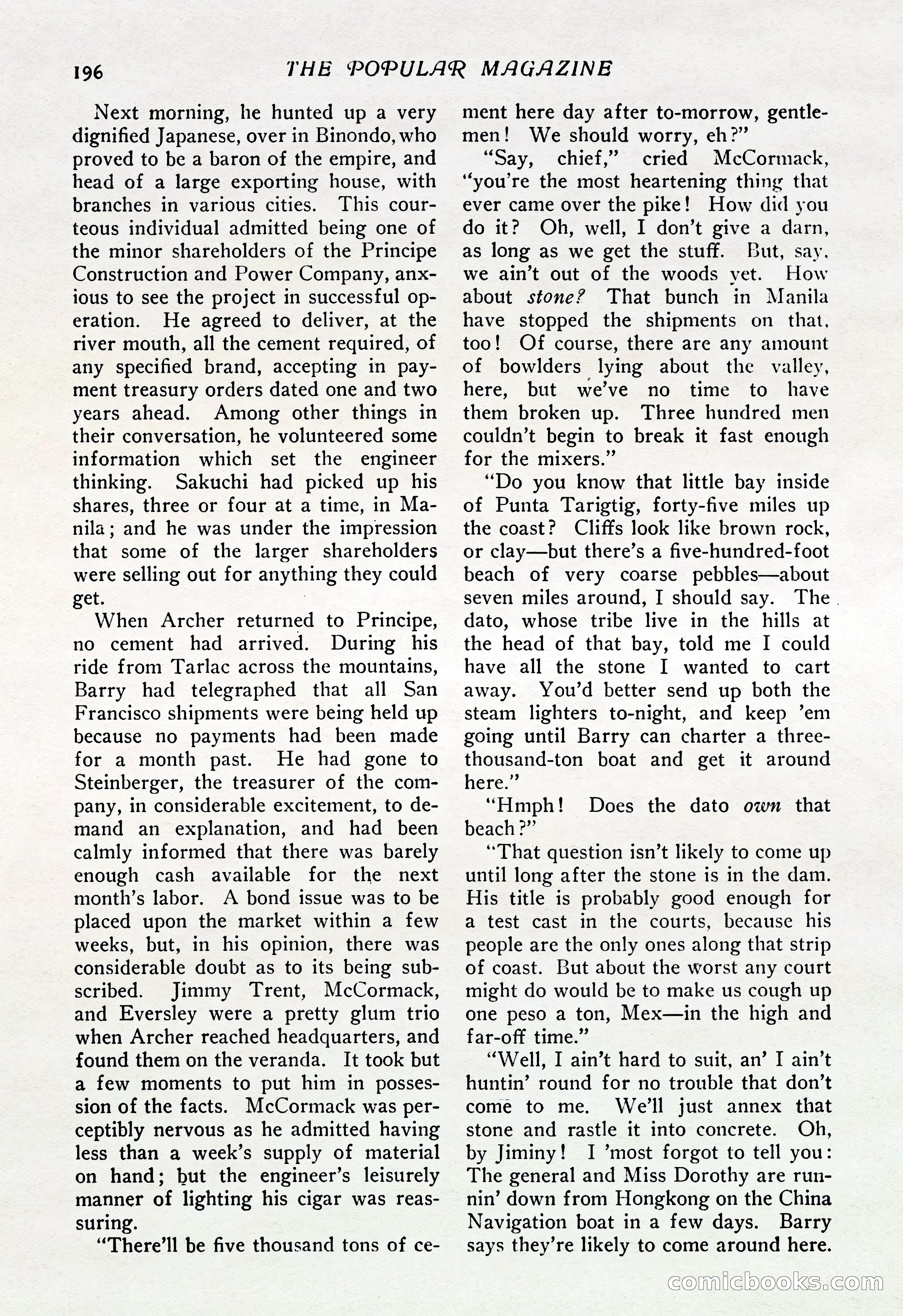 The Popular Magazine, Vol. 37, No. 6 — page 202 of 250