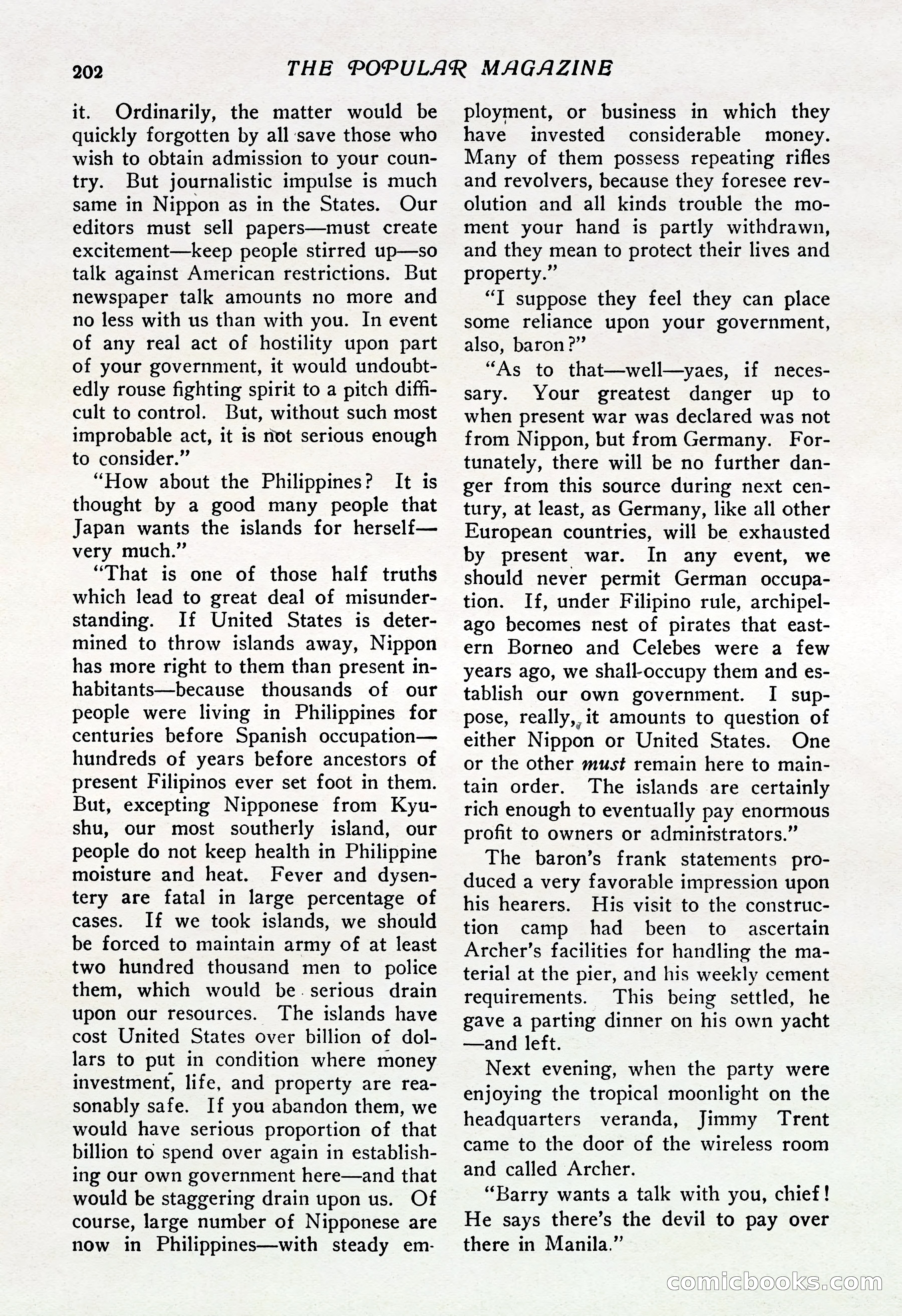 The Popular Magazine, Vol. 37, No. 6 — page 208 of 250