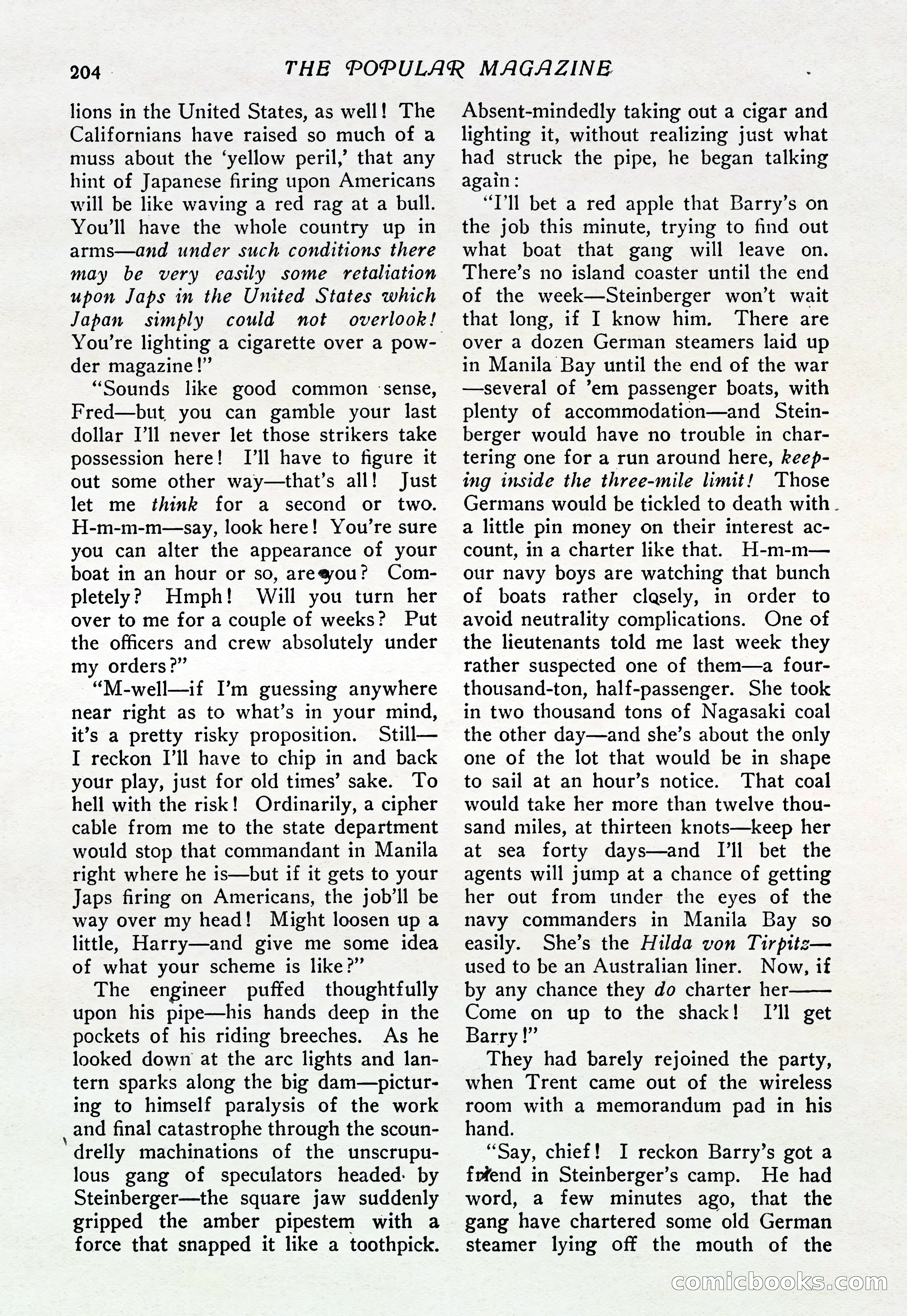 The Popular Magazine, Vol. 37, No. 6 — page 210 of 250