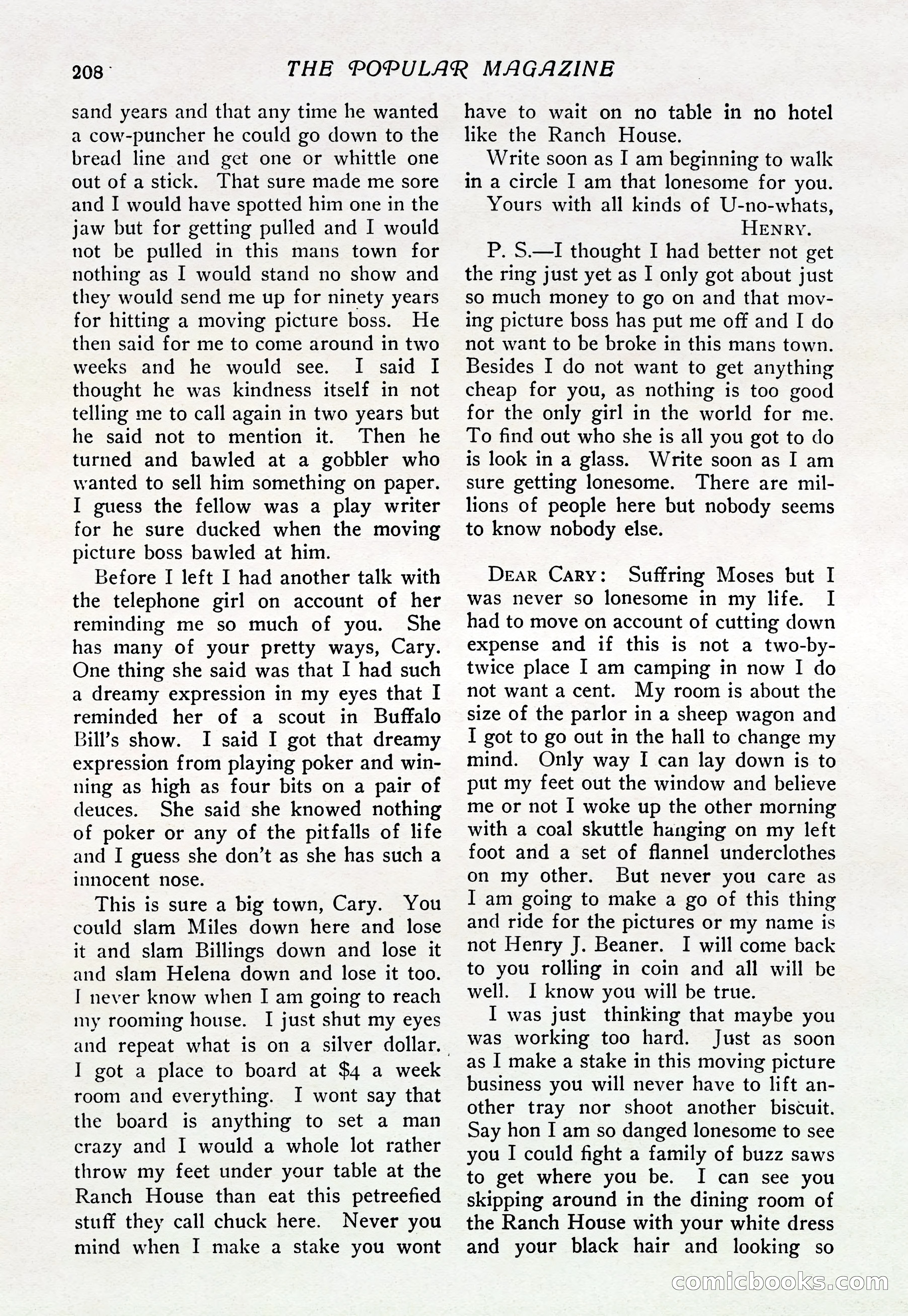 The Popular Magazine, Vol. 37, No. 6 — page 214 of 250