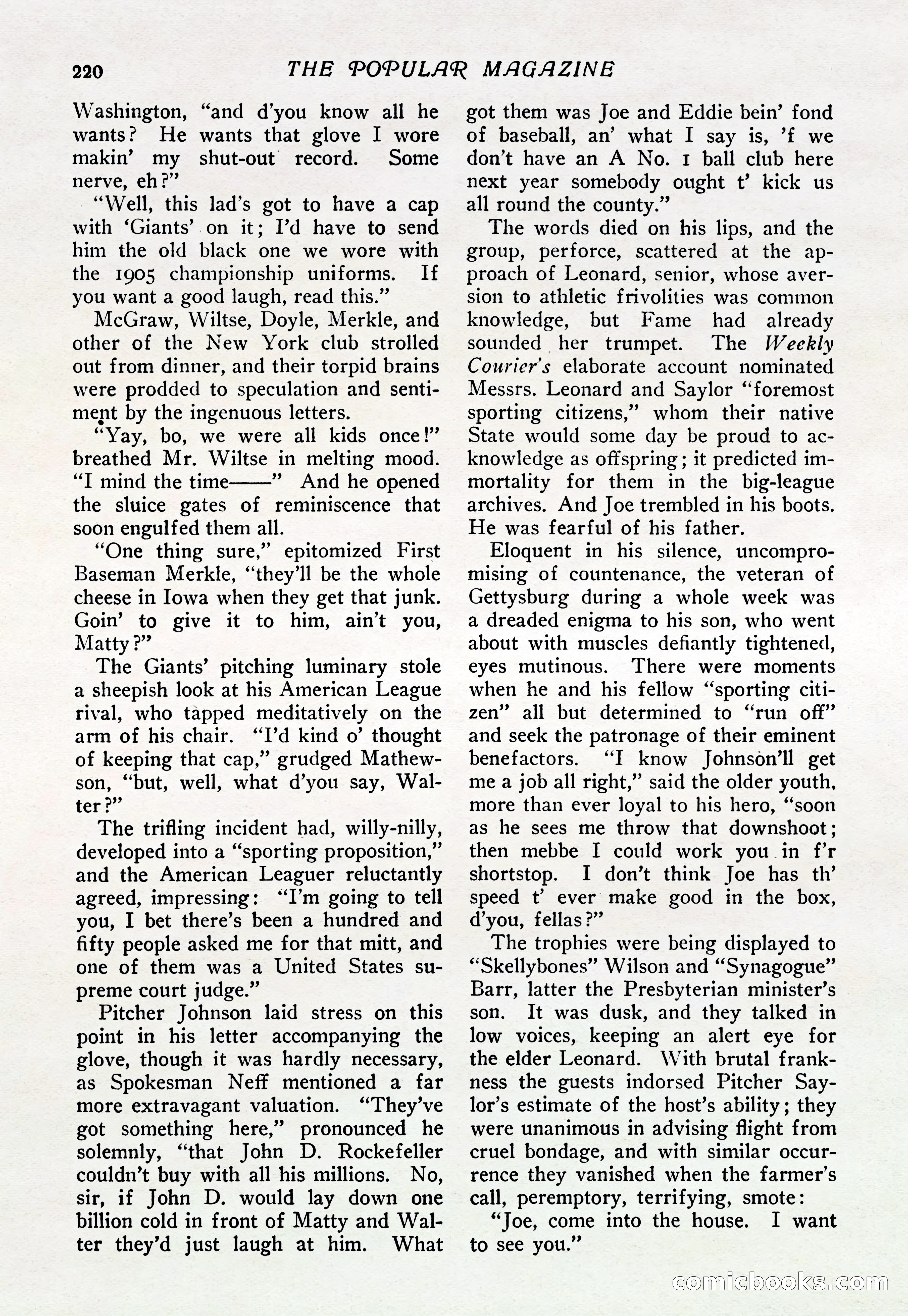 The Popular Magazine, Vol. 37, No. 6 — page 226 of 250