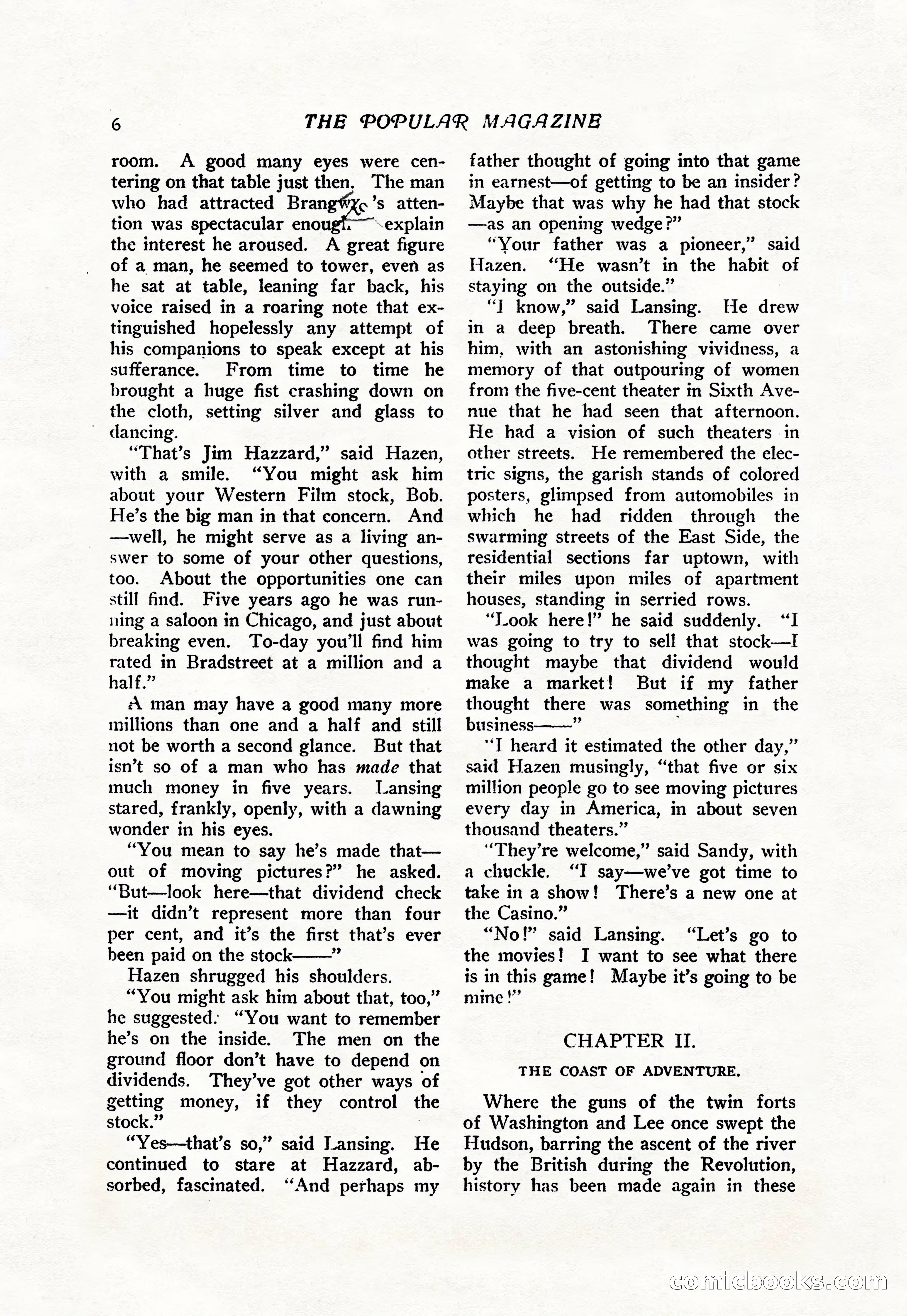 The Popular Magazine, Vol. 38, No. 5 — page 12 of 232