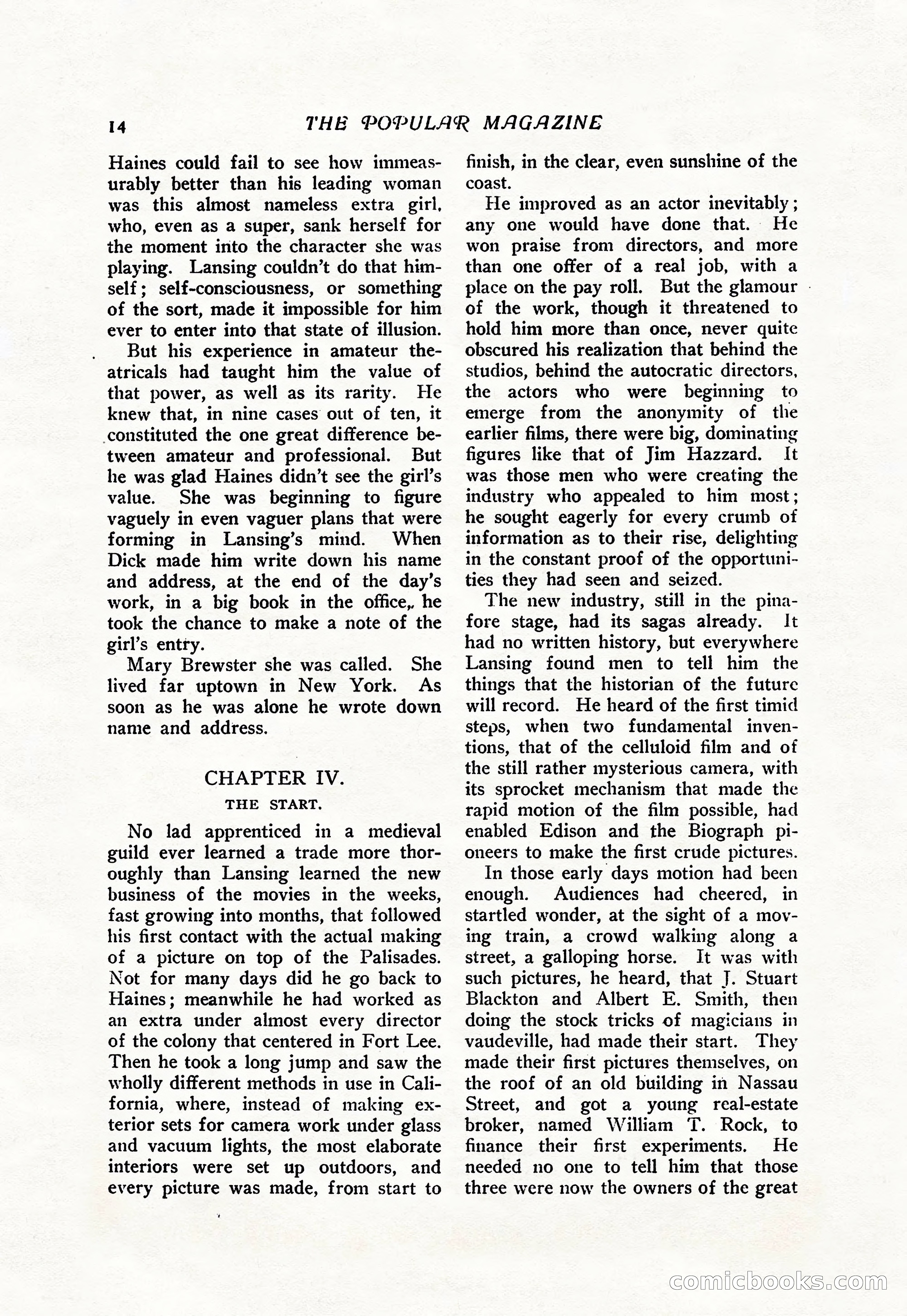 The Popular Magazine, Vol. 38, No. 5 — page 20 of 232