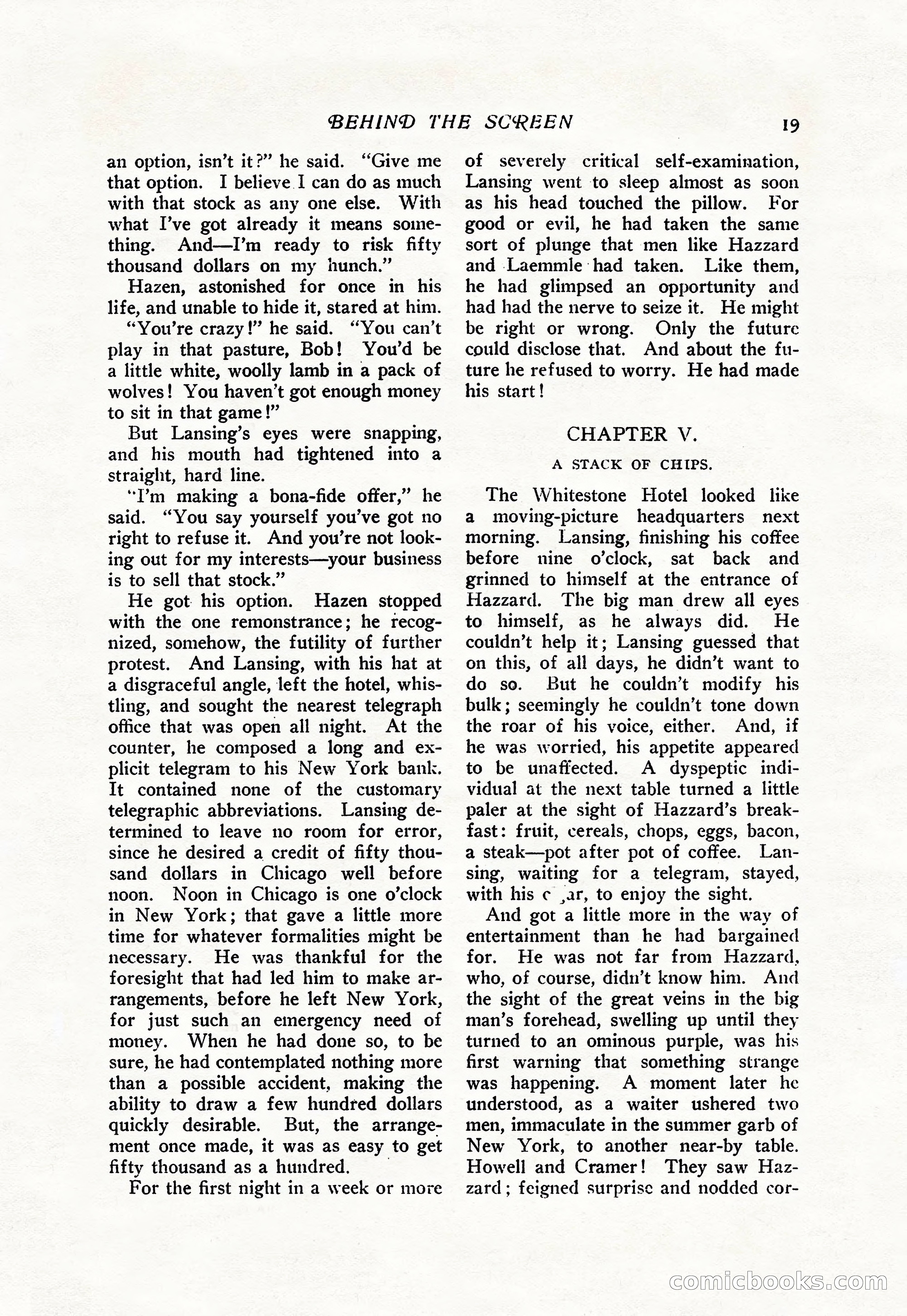 The Popular Magazine, Vol. 38, No. 5 — page 25 of 232
