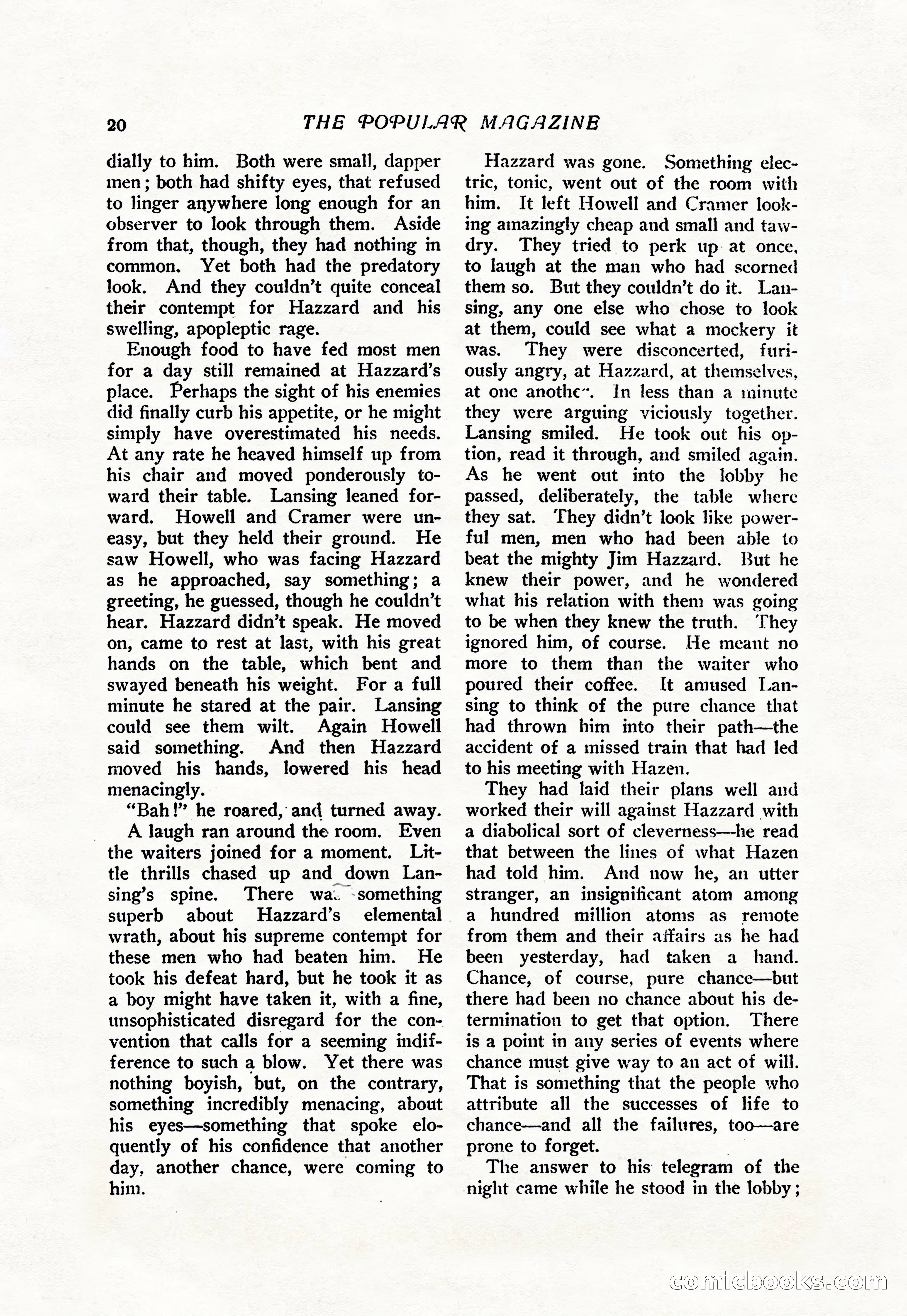 The Popular Magazine, Vol. 38, No. 5 — page 26 of 232