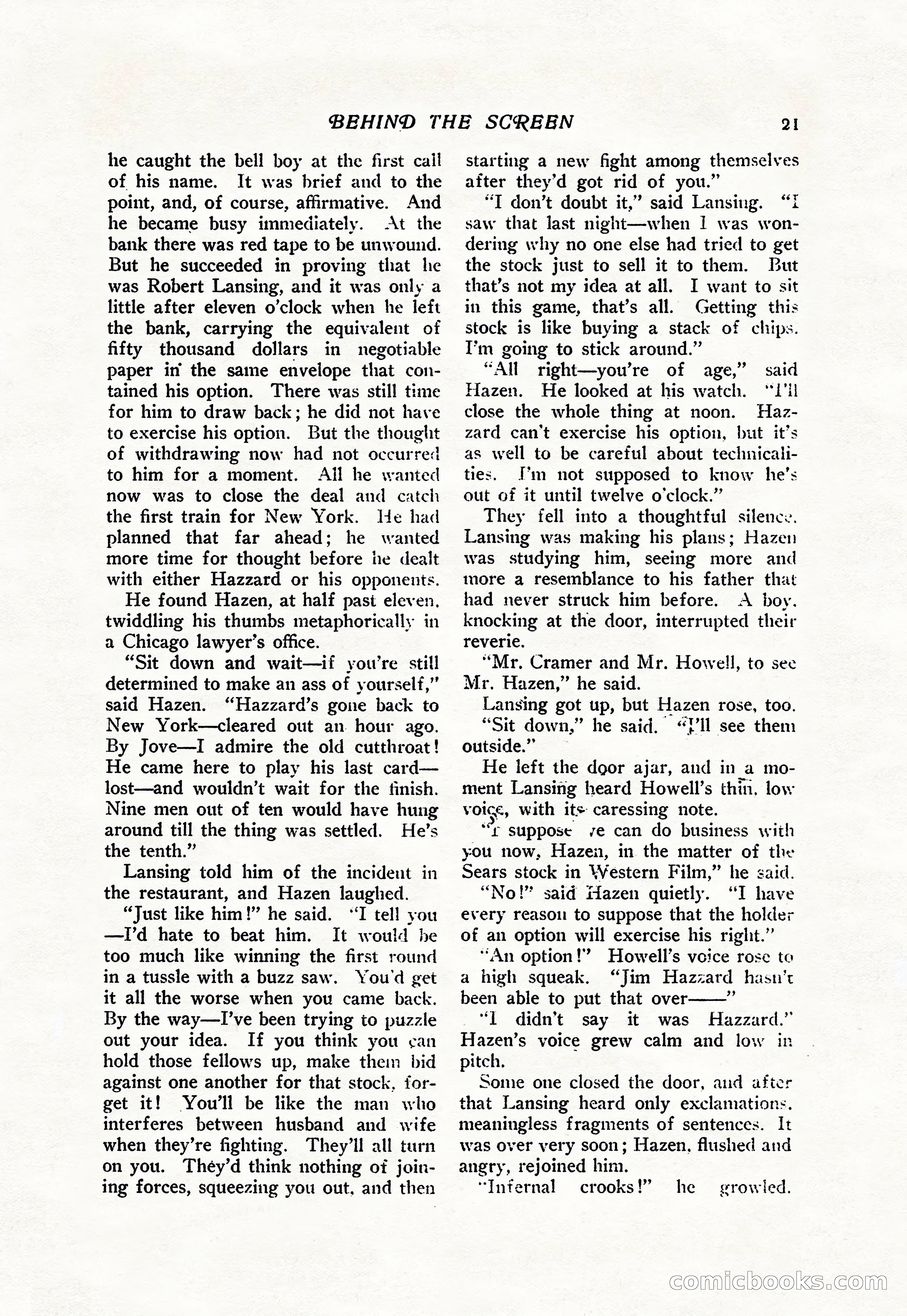 The Popular Magazine, Vol. 38, No. 5 — page 27 of 232