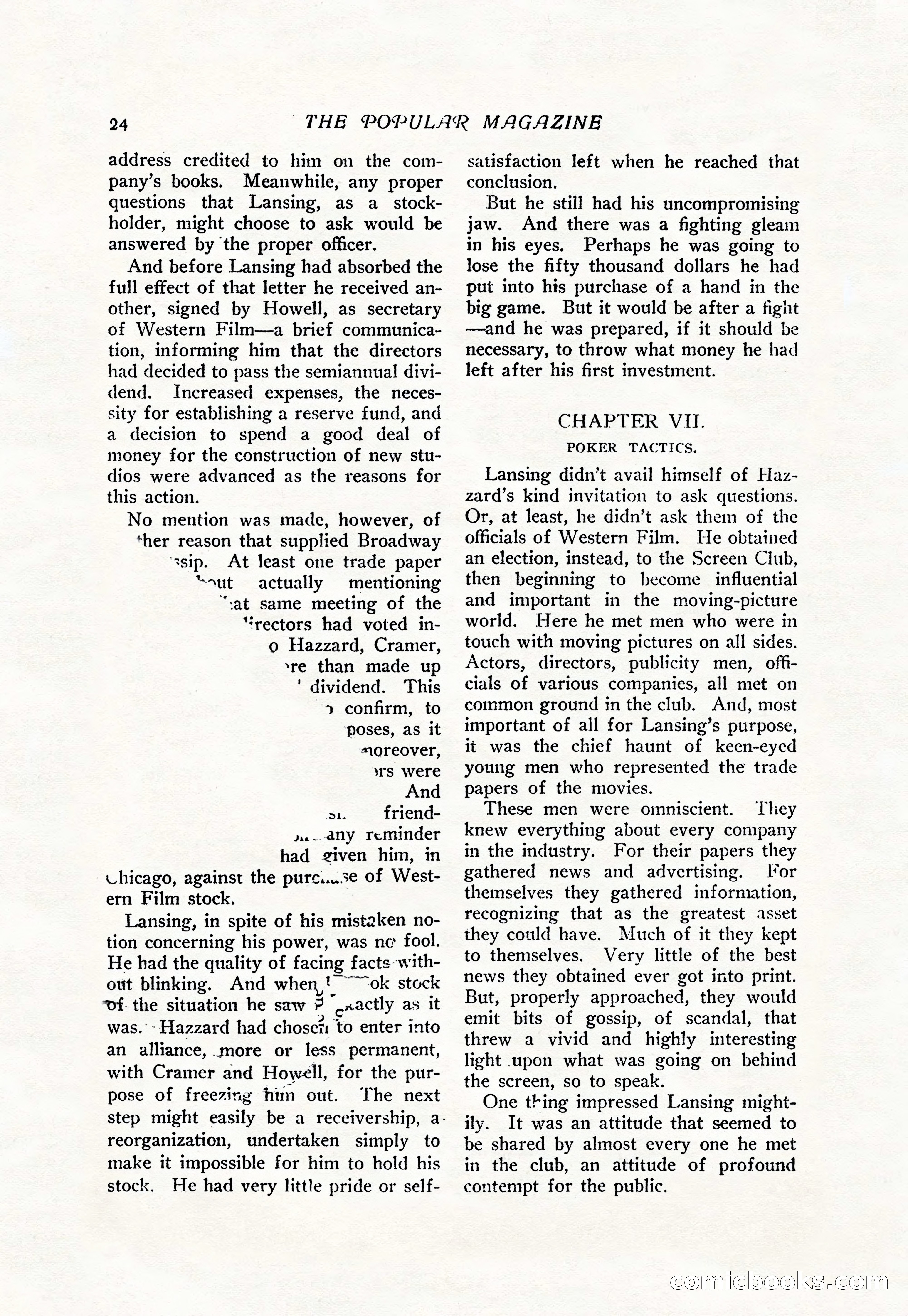 The Popular Magazine, Vol. 38, No. 5 — page 30 of 232