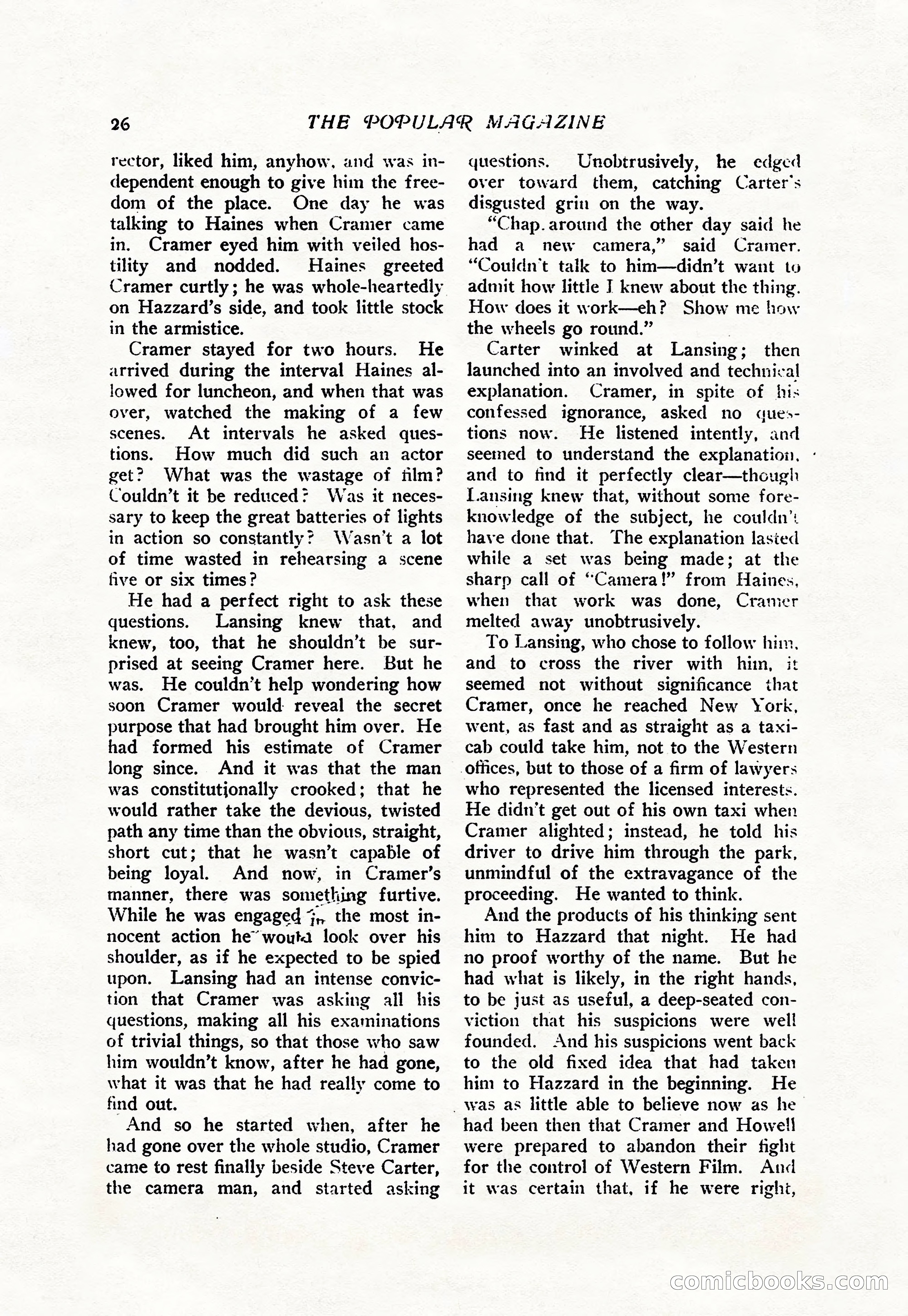 The Popular Magazine, Vol. 38, No. 5 — page 32 of 232