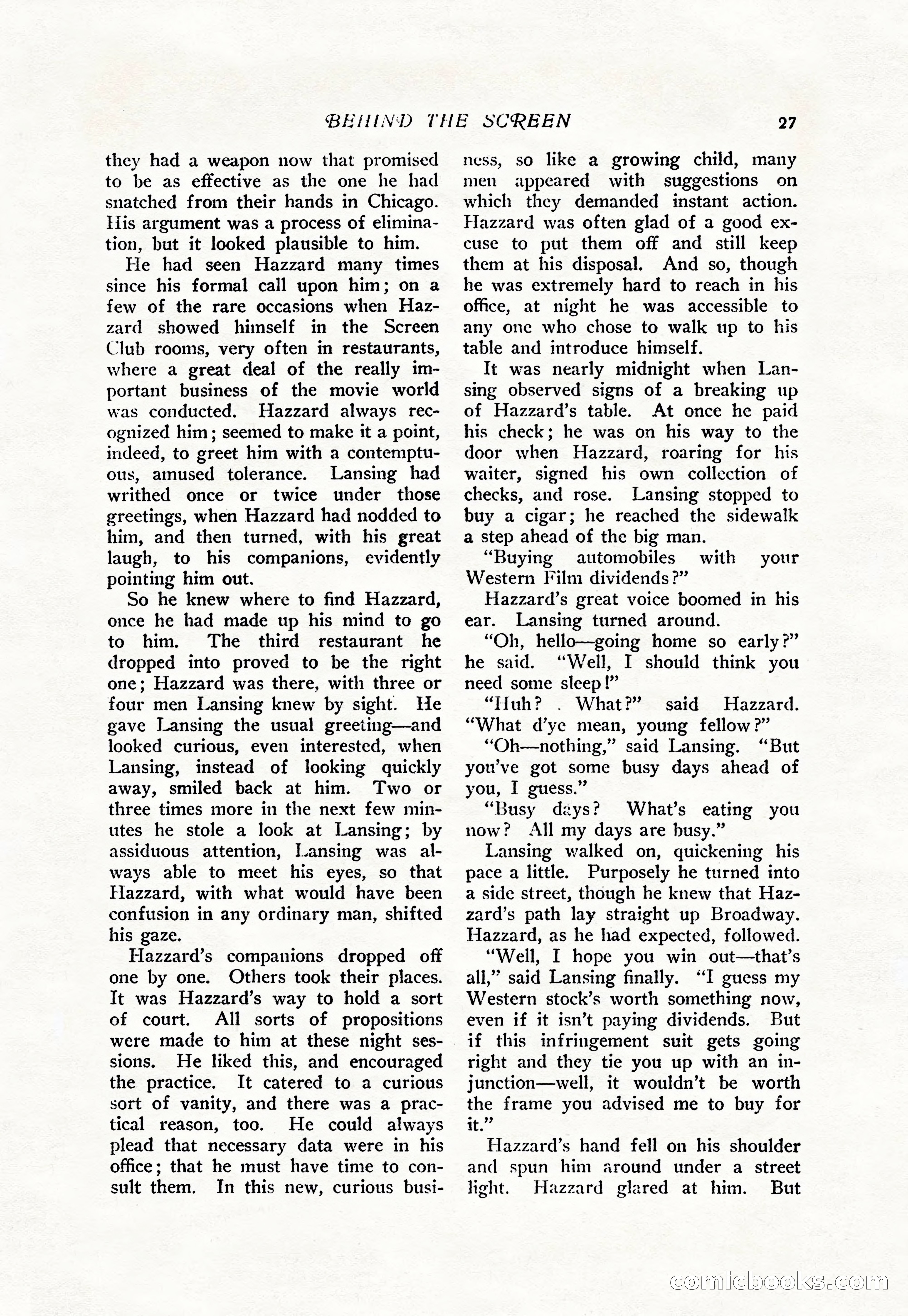 The Popular Magazine, Vol. 38, No. 5 — page 33 of 232