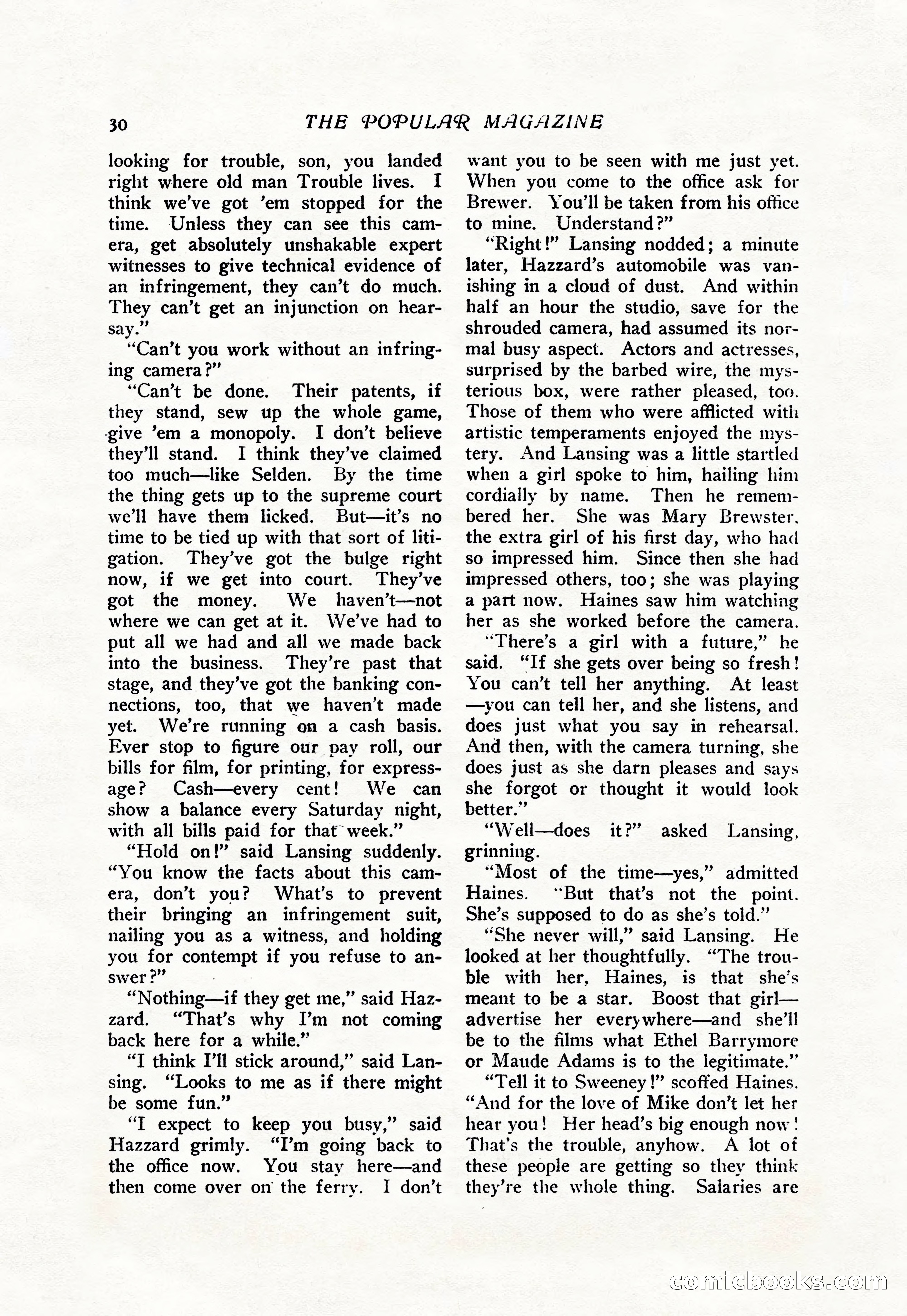 The Popular Magazine, Vol. 38, No. 5 — page 36 of 232