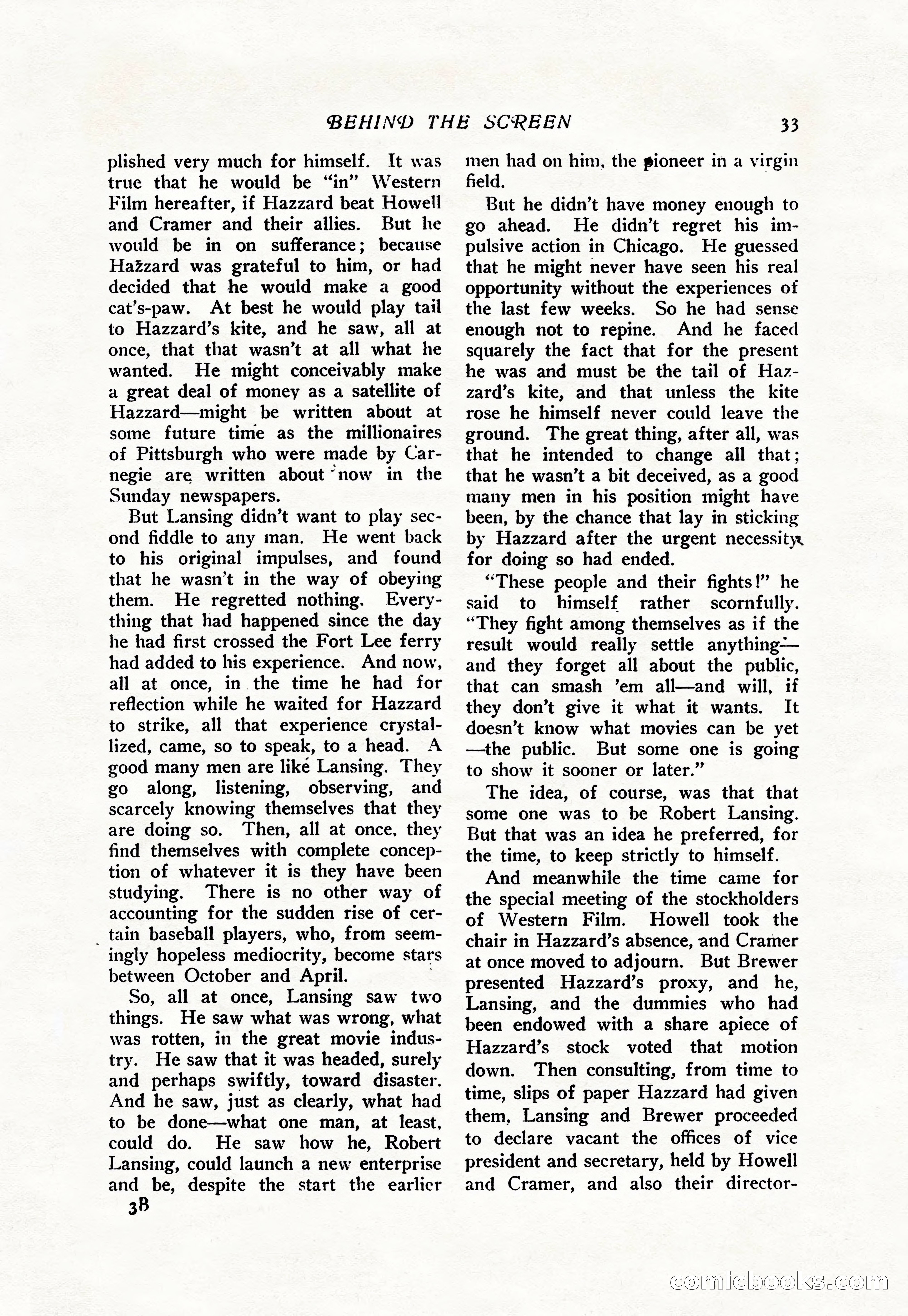 The Popular Magazine, Vol. 38, No. 5 — page 39 of 232
