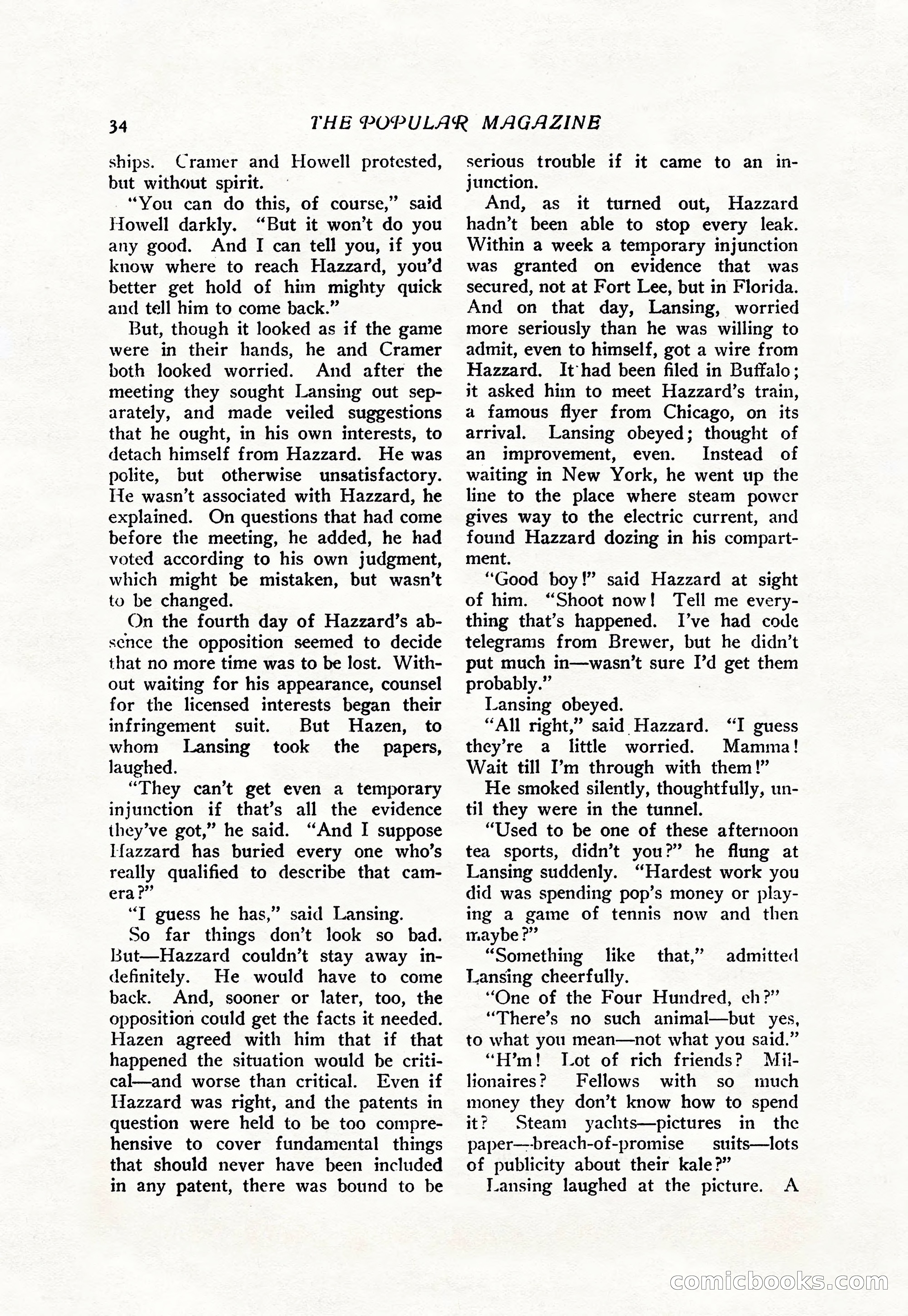 The Popular Magazine, Vol. 38, No. 5 — page 40 of 232