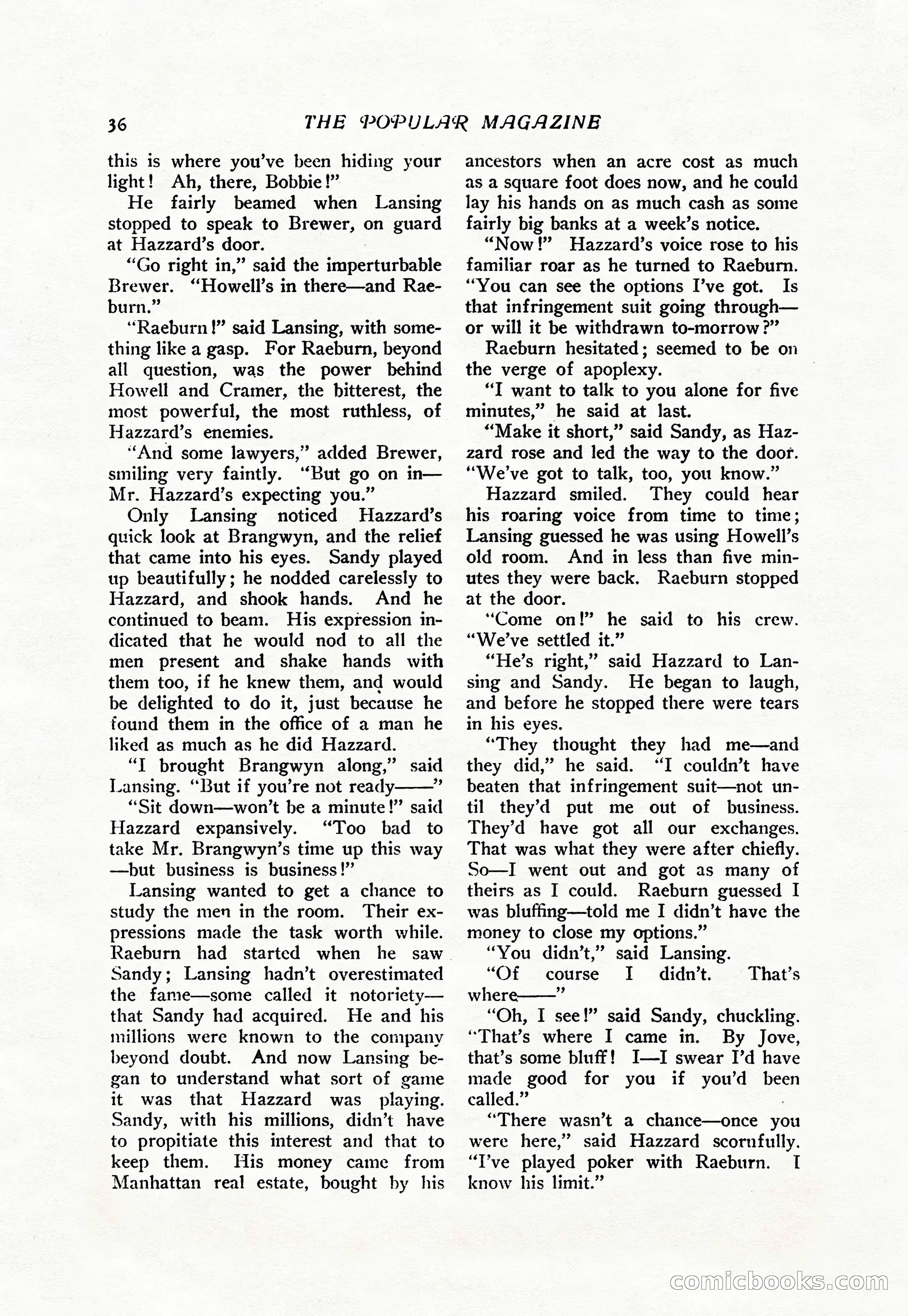 The Popular Magazine, Vol. 38, No. 5 — page 42 of 232