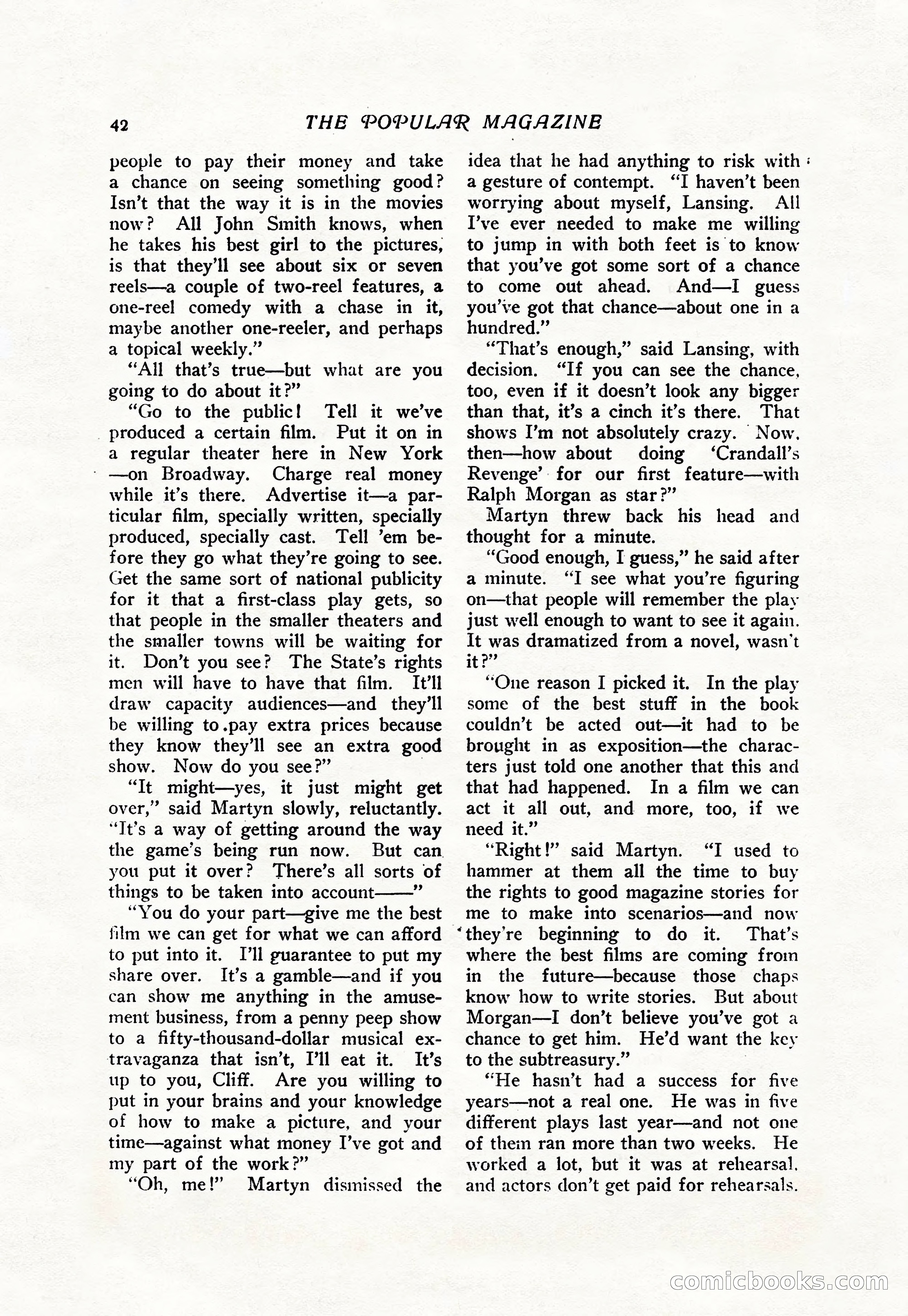 The Popular Magazine, Vol. 38, No. 5 — page 48 of 232