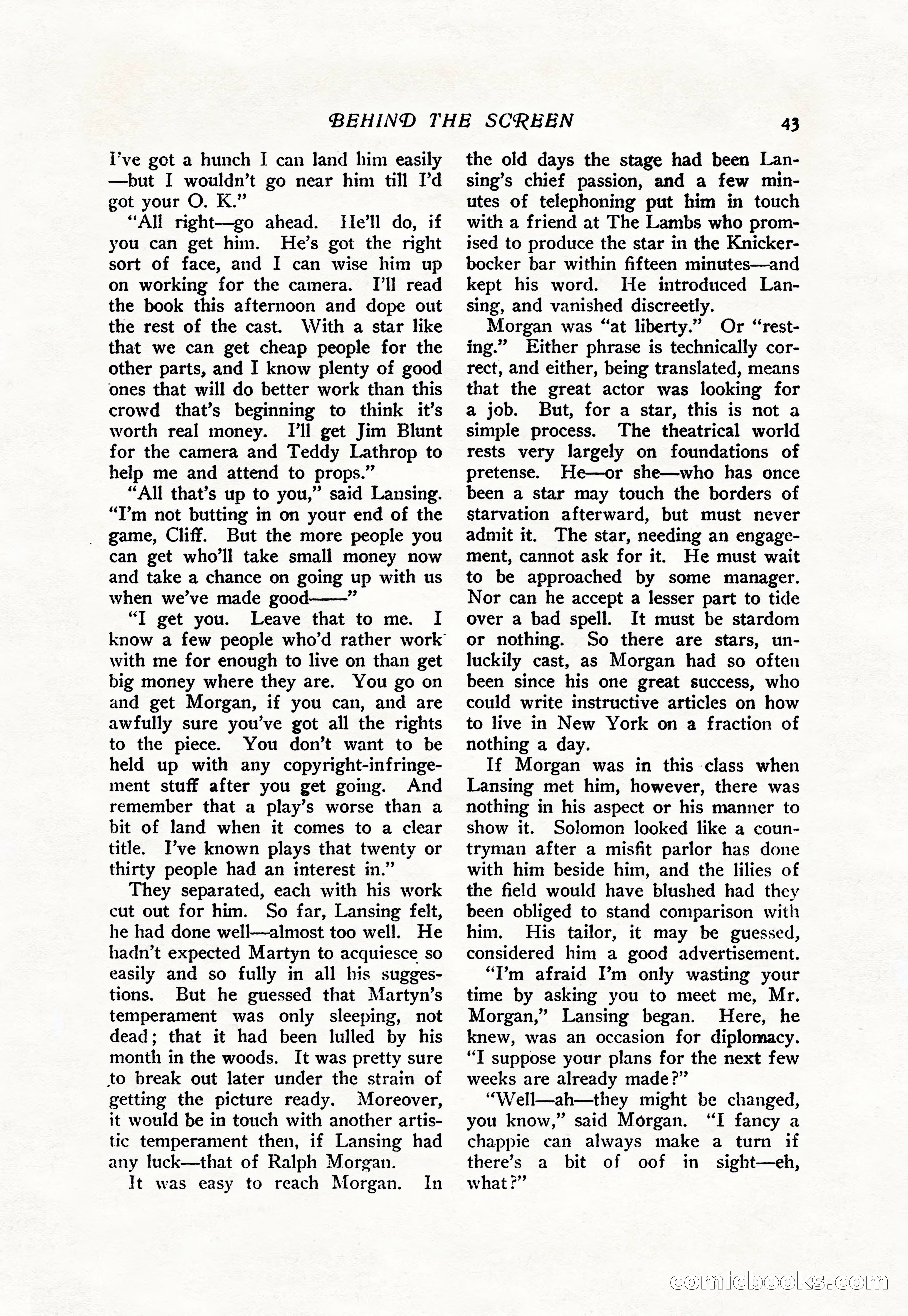 The Popular Magazine, Vol. 38, No. 5 — page 49 of 232