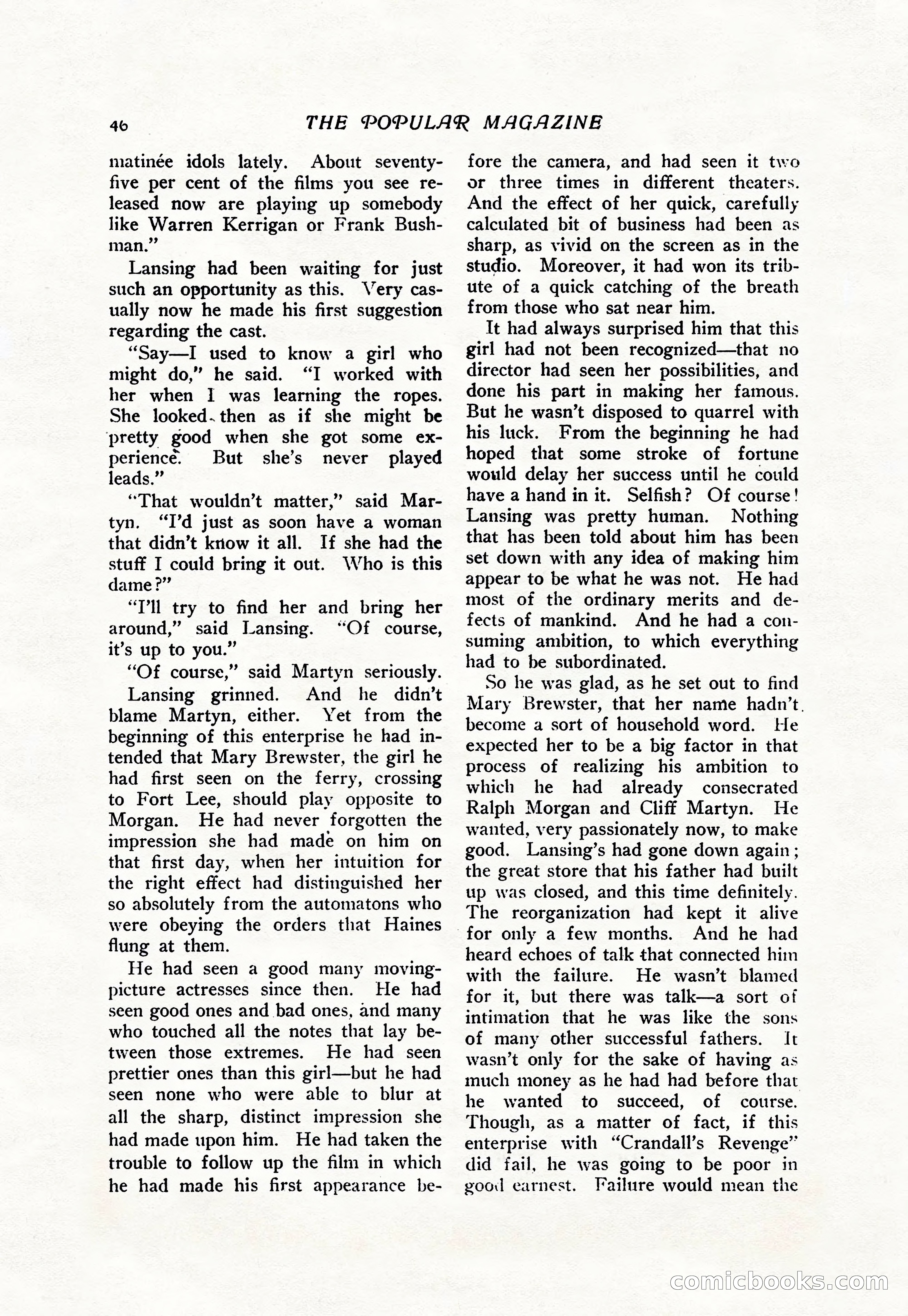 The Popular Magazine, Vol. 38, No. 5 — page 52 of 232