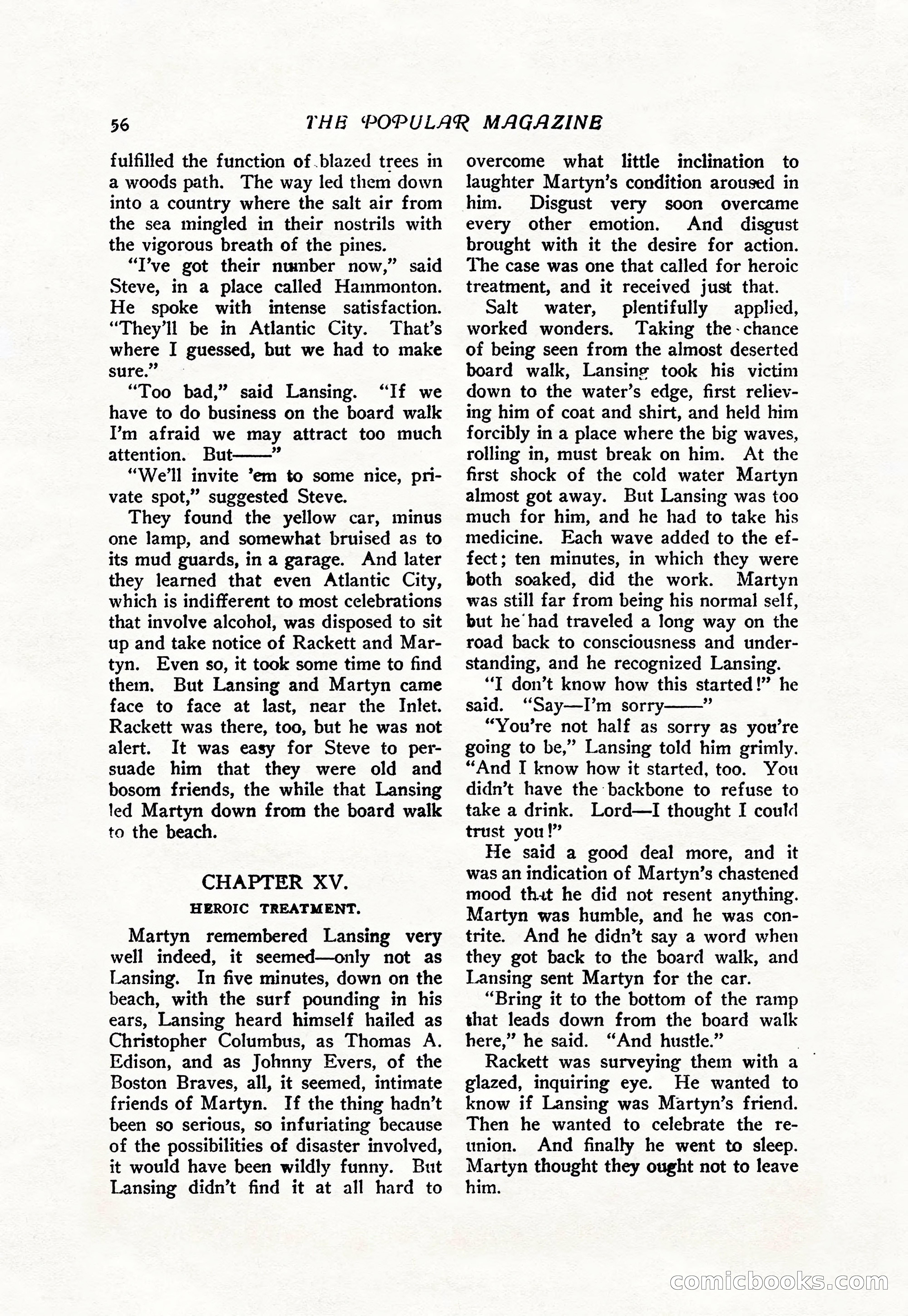 The Popular Magazine, Vol. 38, No. 5 — page 62 of 232