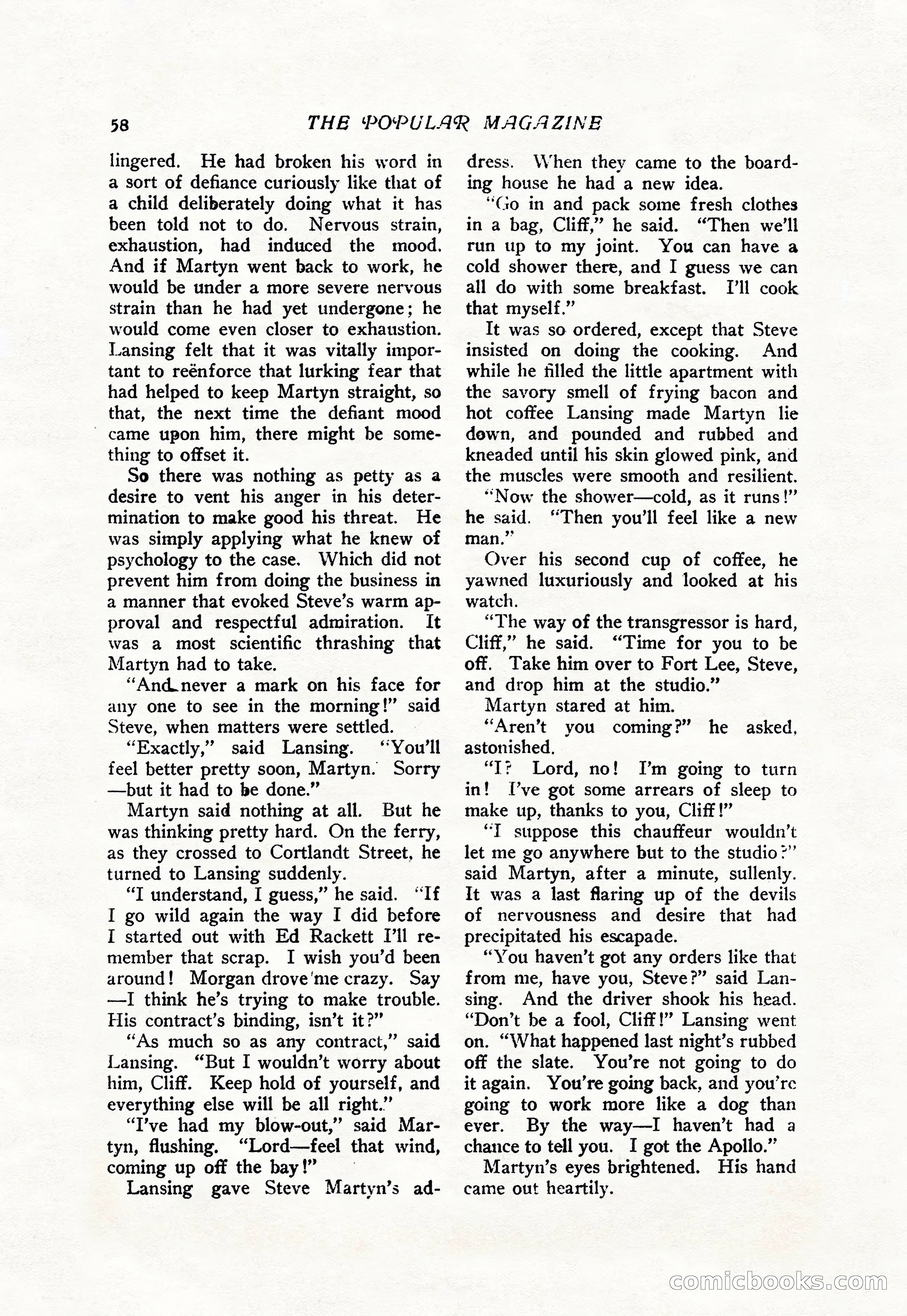 The Popular Magazine, Vol. 38, No. 5 — page 64 of 232