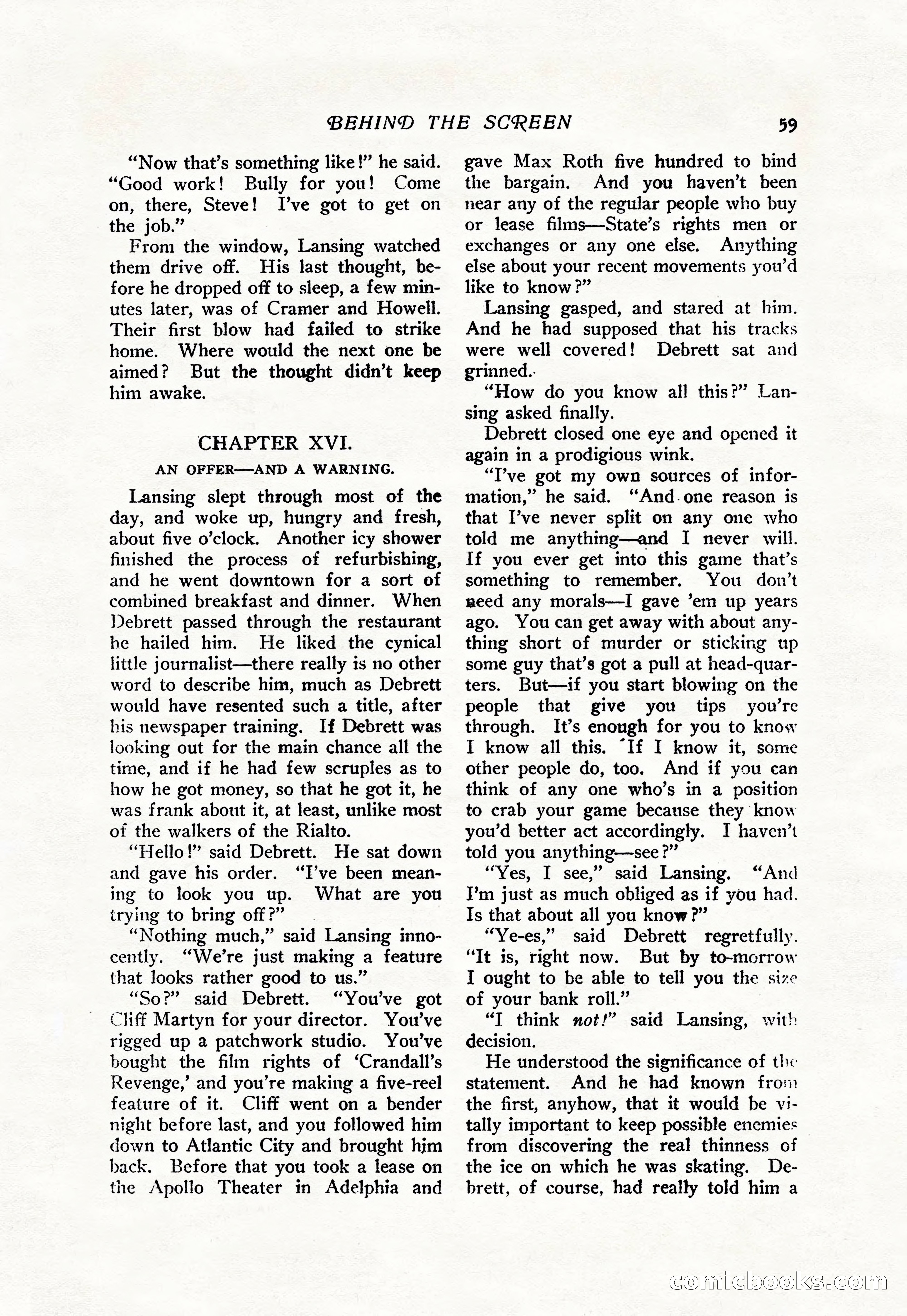 The Popular Magazine, Vol. 38, No. 5 — page 65 of 232
